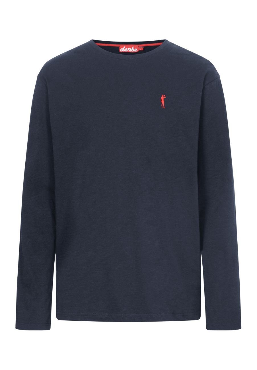 Derbe Langarmshirt Basic Kippes Herren Longsleeve günstig online kaufen