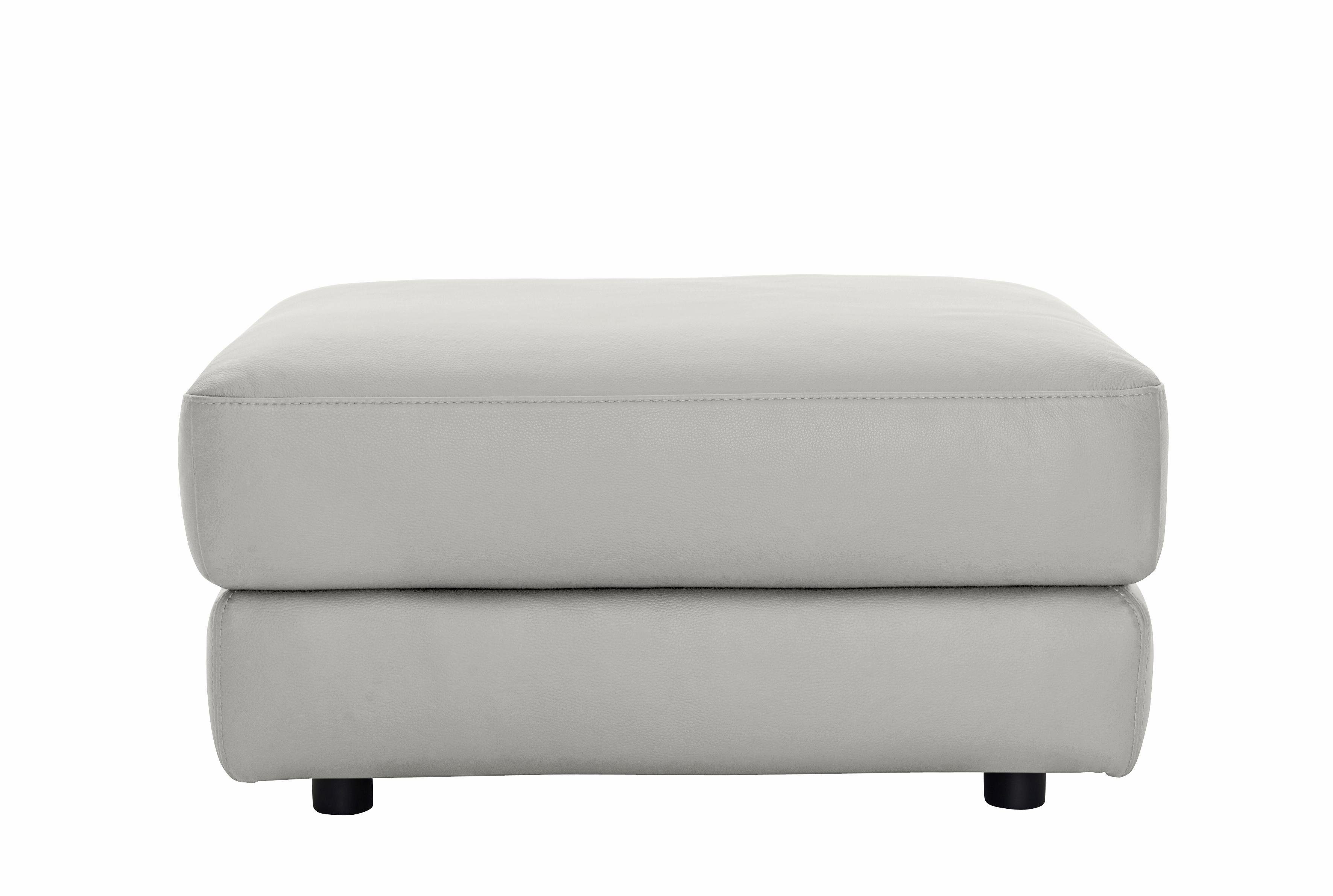 CALIA ITALIA Hocker Gaia, hochwertiger, edler Lederhocker mit erstklassigem Sitzkomfort