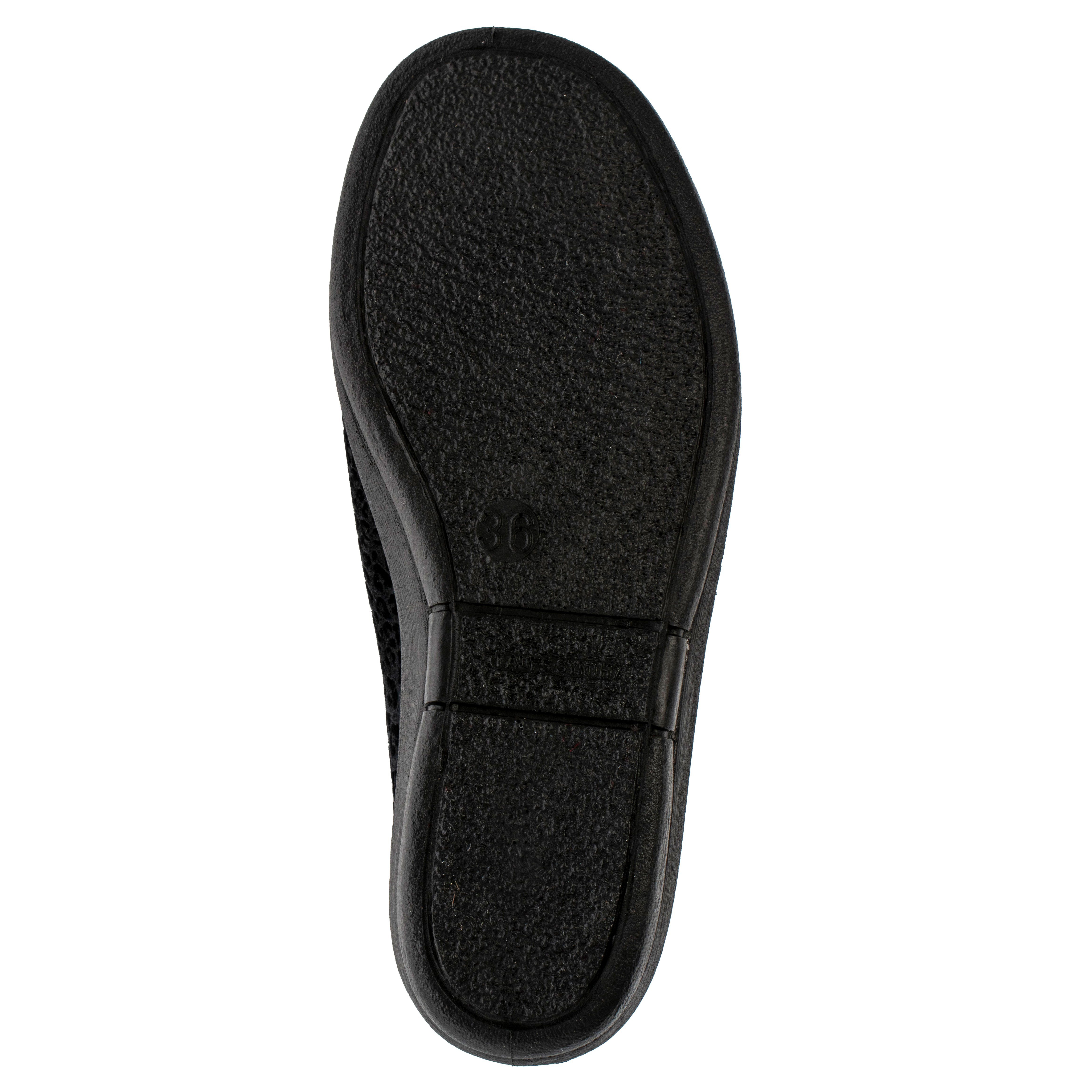 Fischer-Markenschuh Dora Hausschuh Leoprint, Weite H, Frotteefutter, Zum Schlupfen