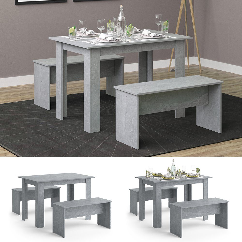 Vicco Essgruppe Sentio, Beton, 110 x günstig online kaufen