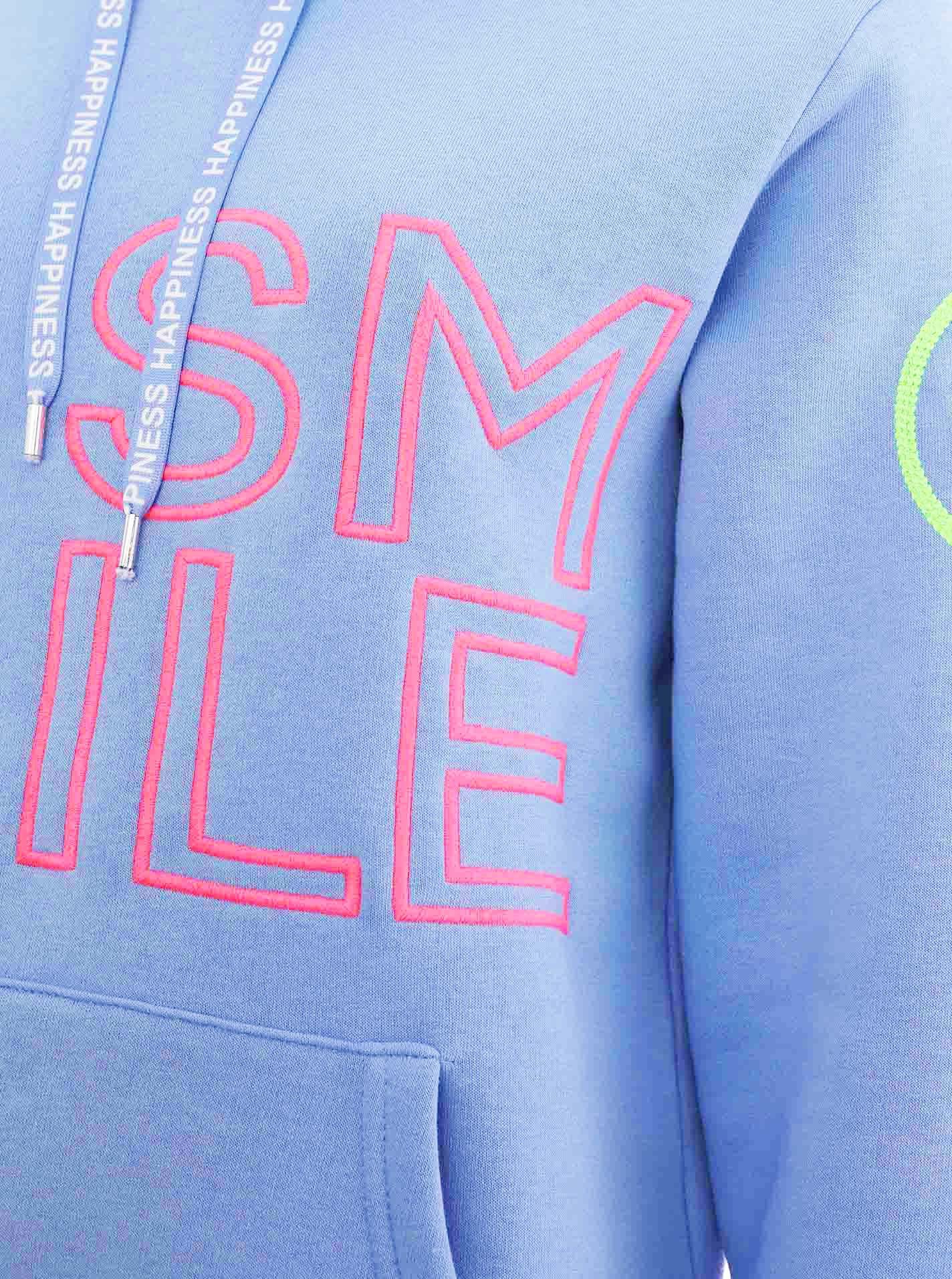 Zwillingsherz Hoodie "Alissa 2.0" mit SMILE Stickerei vorne und hinten