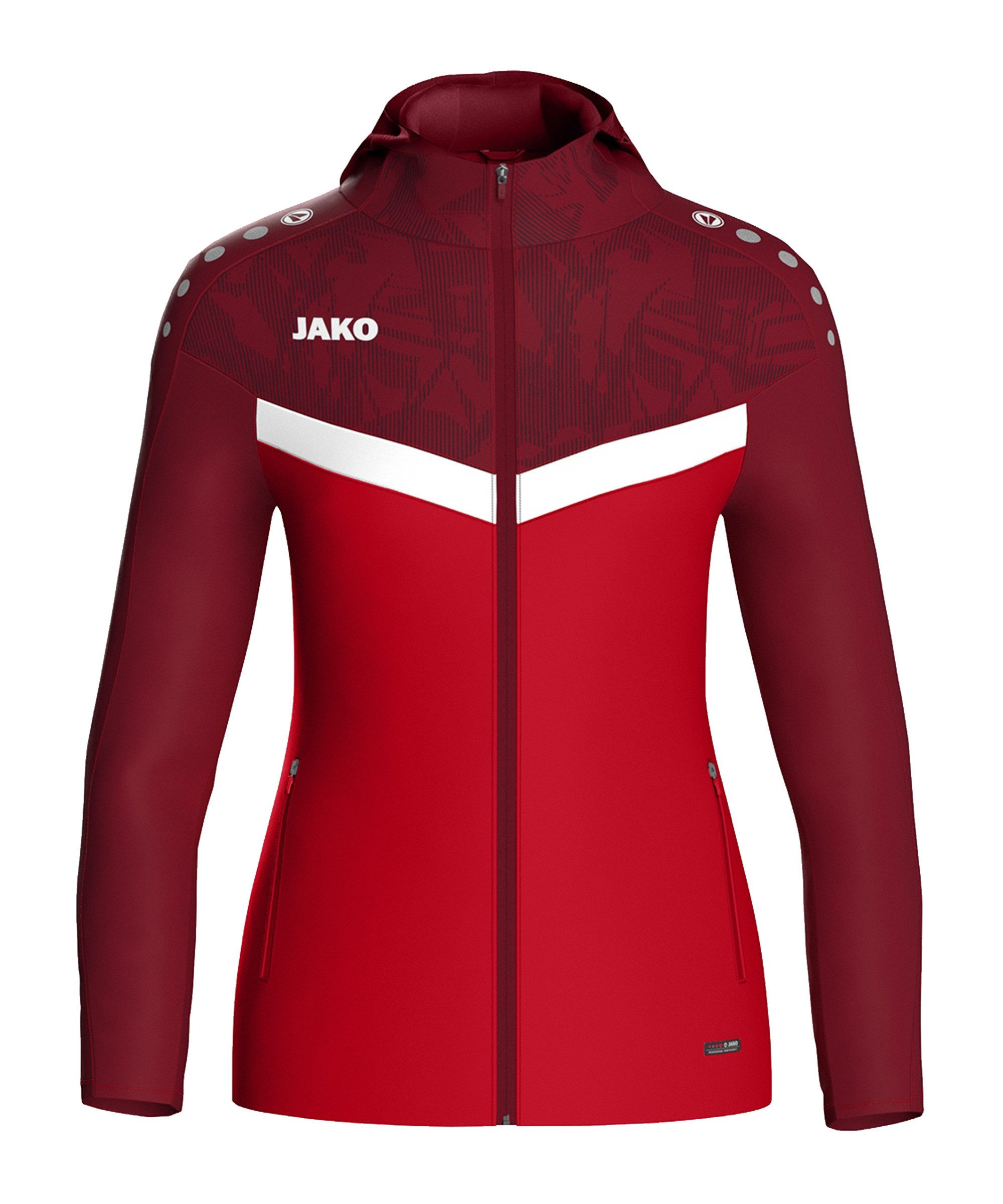 Jako Trainingshose Icon Kapuzenjacke Damen (1-tlg) Kapuze
