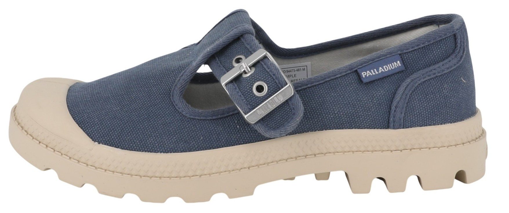 Palladium 94475-481-M Pampam-Jane Washed Vintage Indigo Sneaker