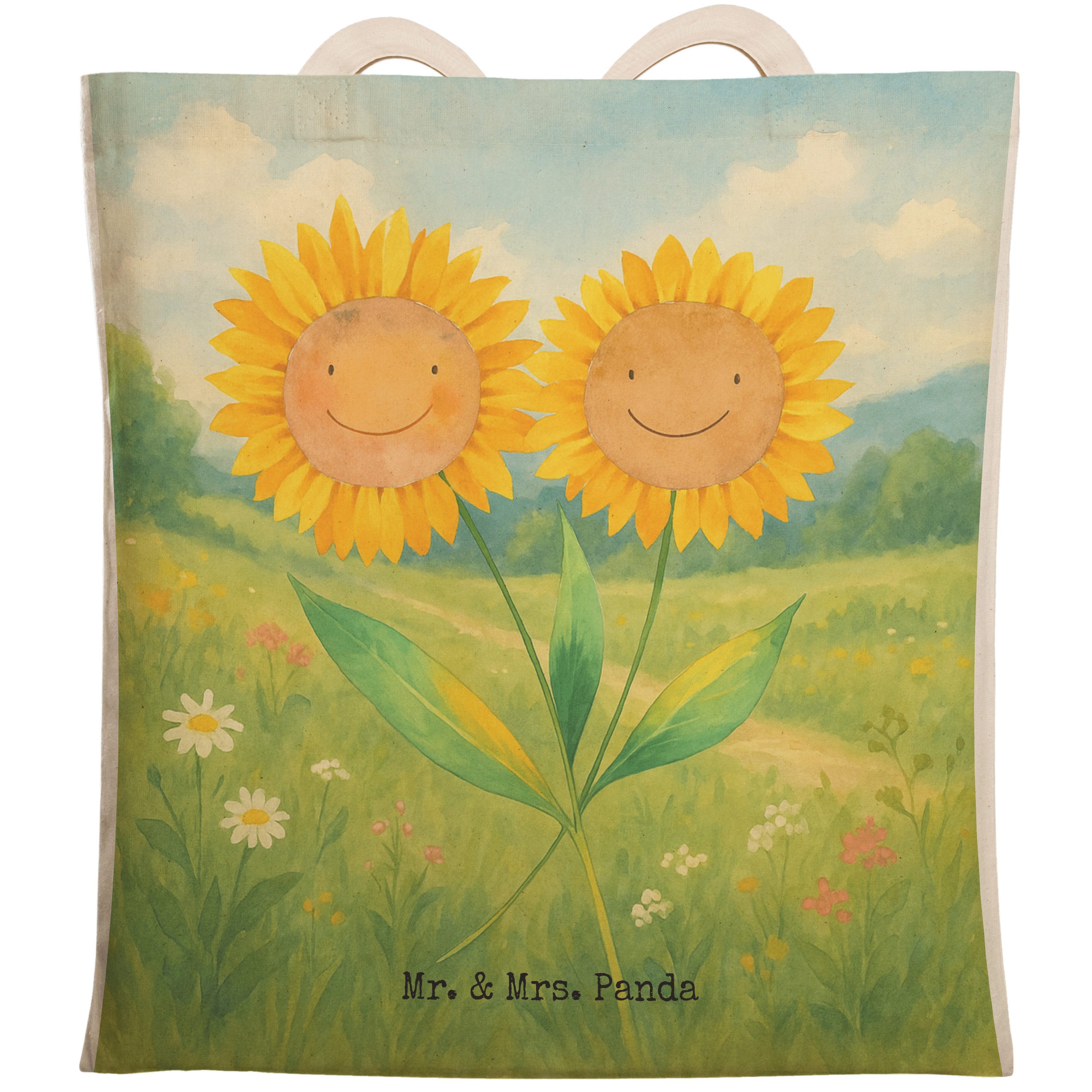 Tragetasche Blume Sonnenblume Design, shopping bag, Weiß, Garten, einkaufsshopper
