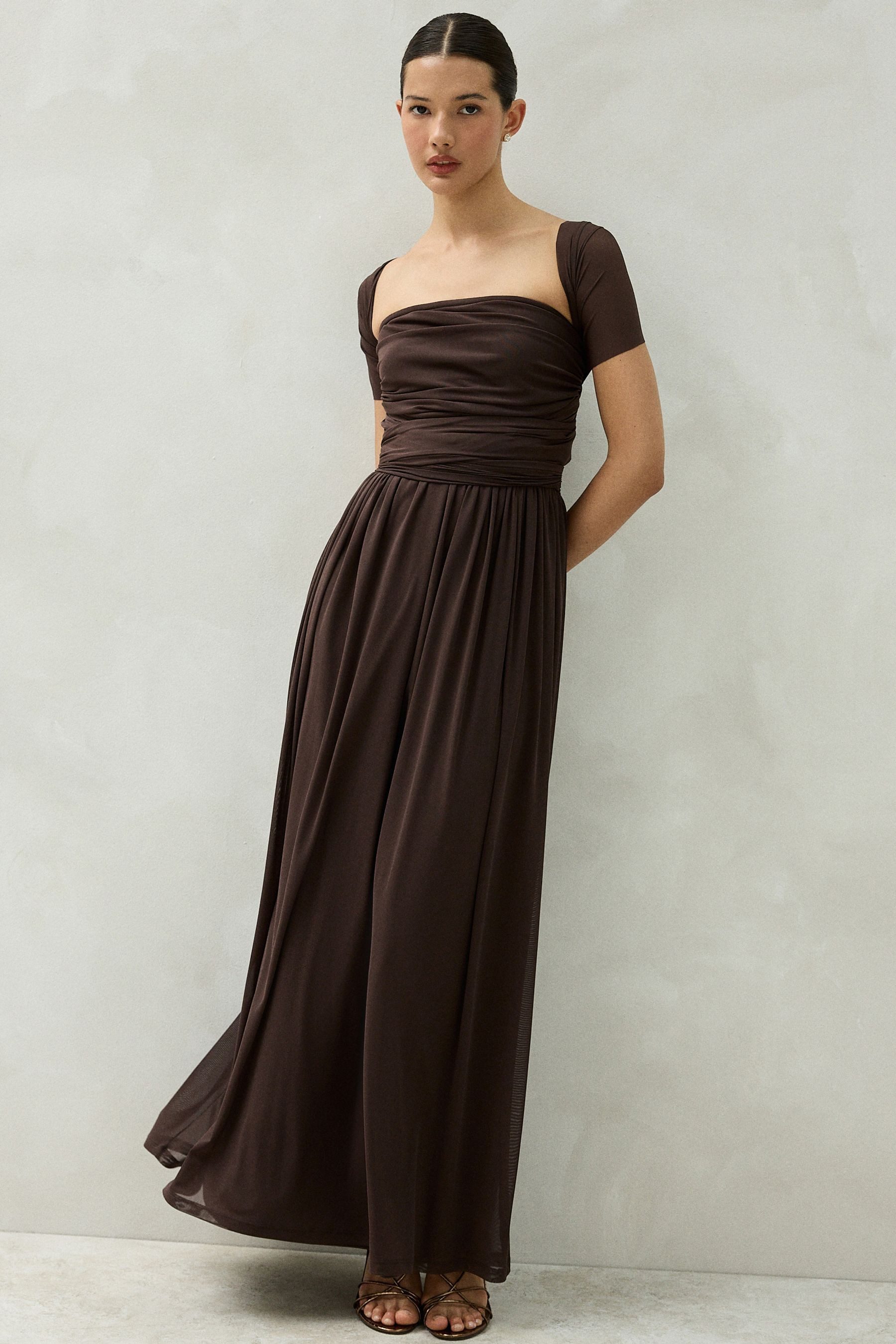 Next Partykleid Multiway-Brautjungfernkleid aus Mesh (1-tlg)