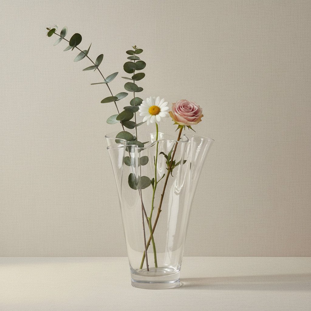 Signature Home Collection Tischvase (1 Stück, 1 St., 1x Glasvase), Handgefertigt in Europa, mundgeblasene Glasvase in Premiumqualität