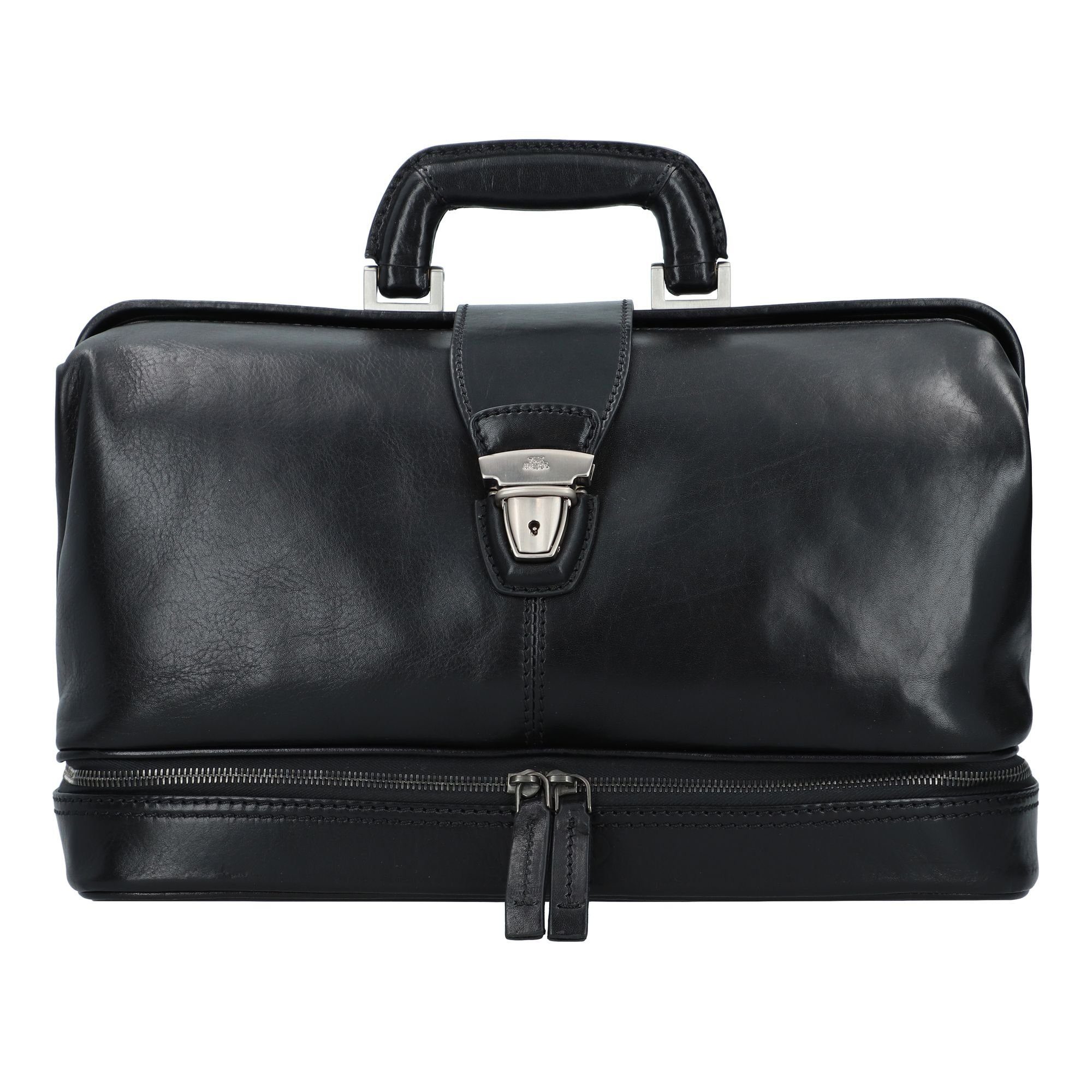 D&D Arzttasche Aus Italien - Bicolor Leder Aktentasche