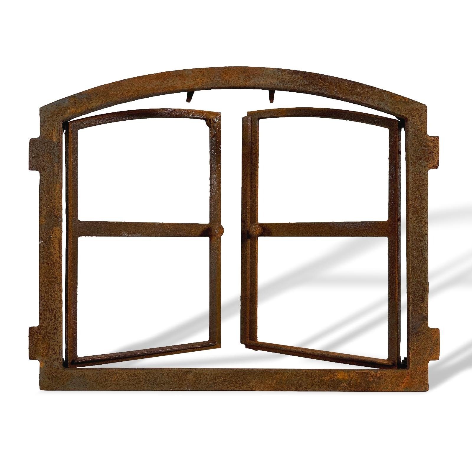 Fenster Aubaho Scheunenfenster 58cm A zum Stallfenster Eisen Öffnen Eisenfenster Rost