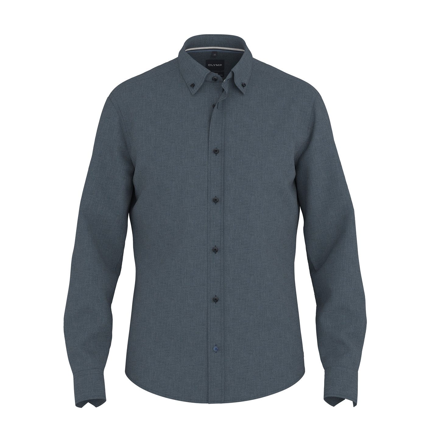 OLYMP Langarmhemd Casual Button-down-Kragen, regular fit