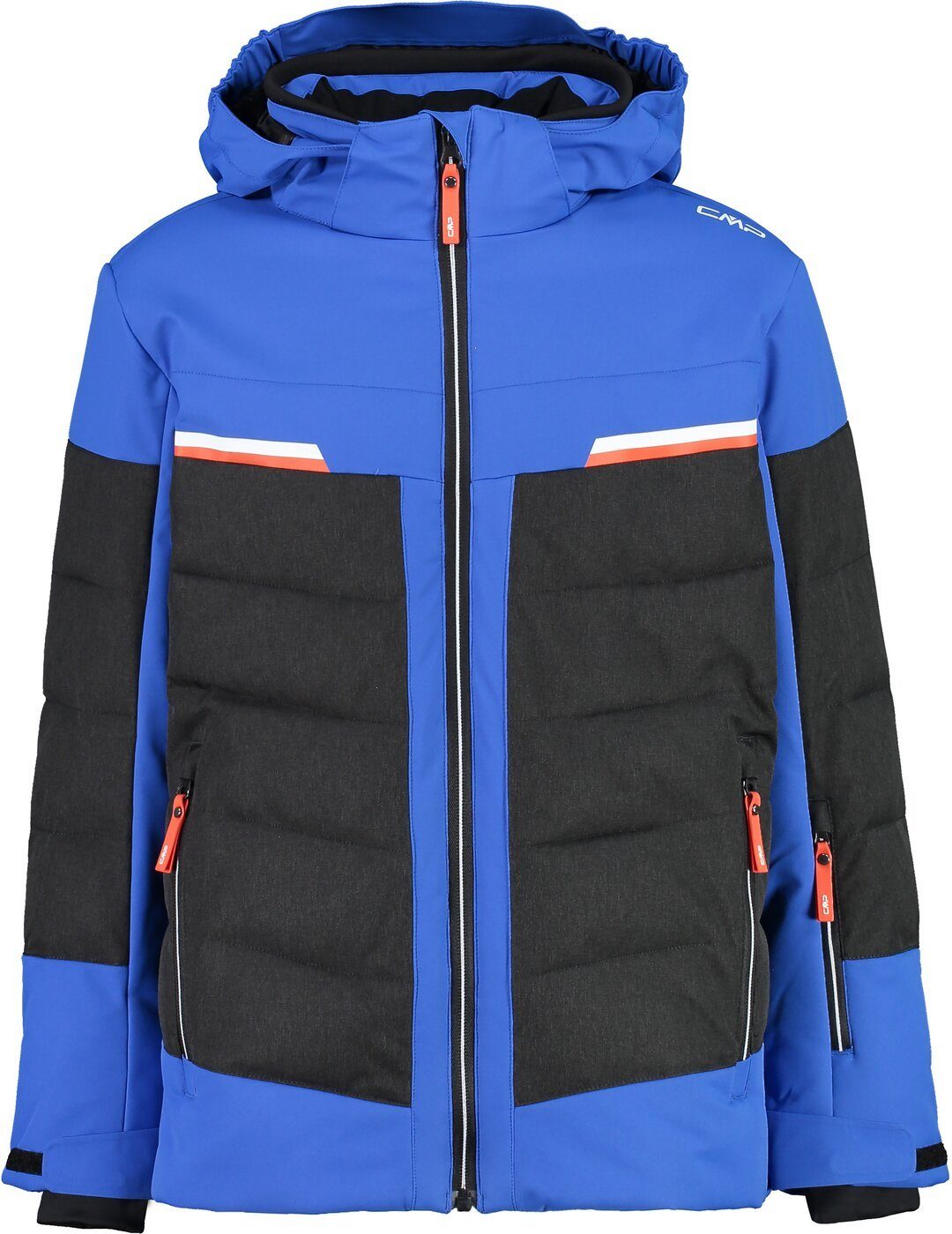Skijacke KID JACKET SNAPS HOOD ROYAL