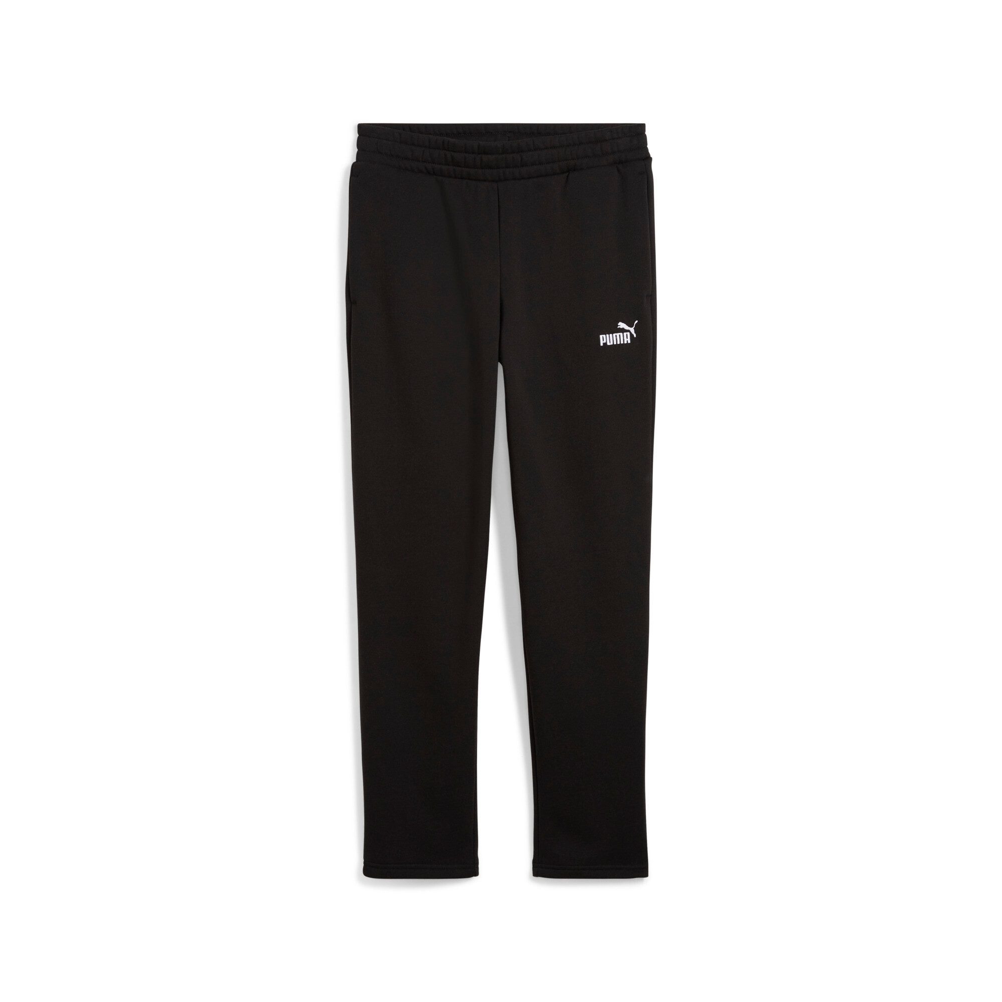 PUMA Trainingshose ESS SMALL NO 1 LOGO SWEATPANTS FL OP mit Eingrifftaschen, pflegeleicht, Regular Fit, mit Rippenbund