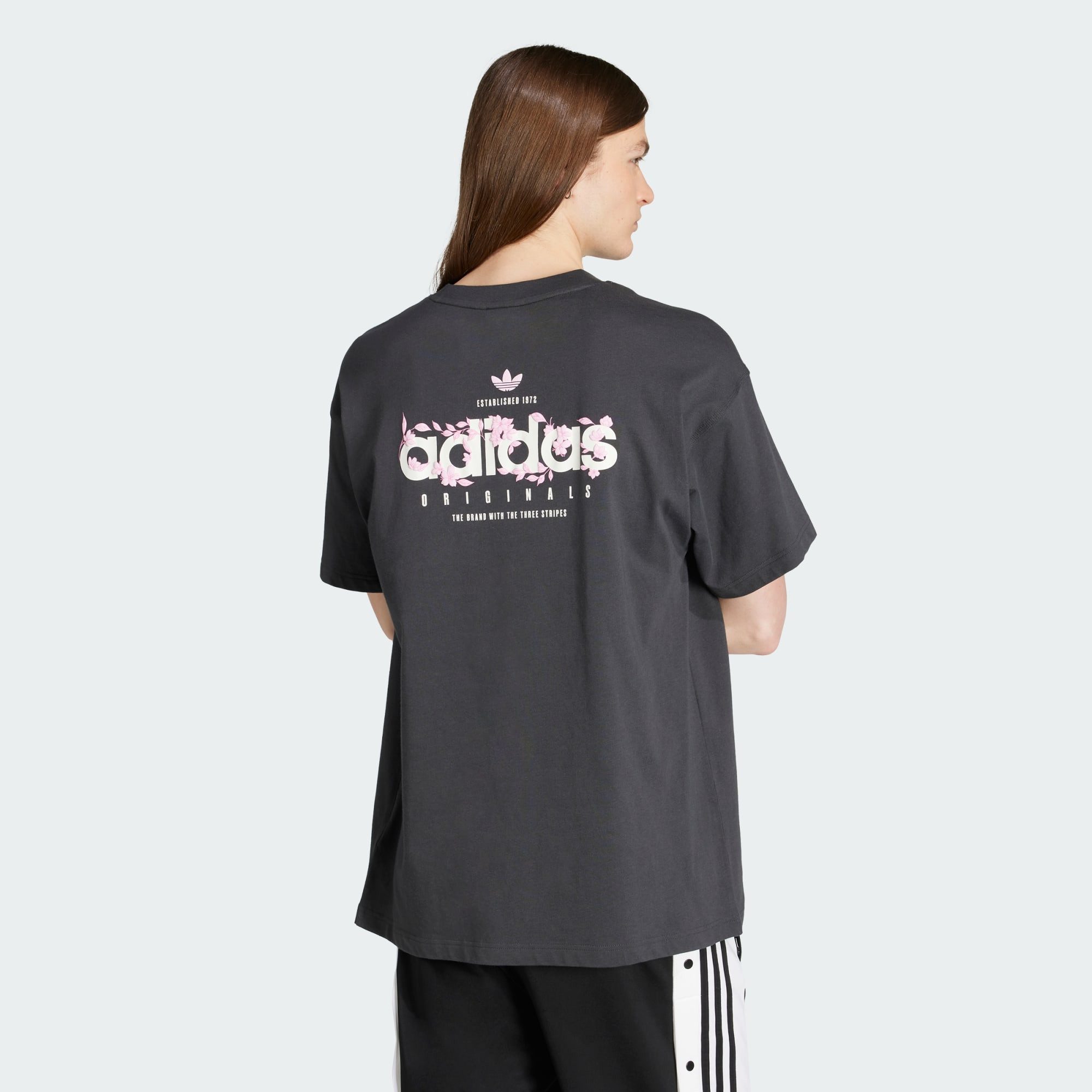 adidas Originals T-Shirt FLORALS LOGO OVERSIZED günstig online kaufen