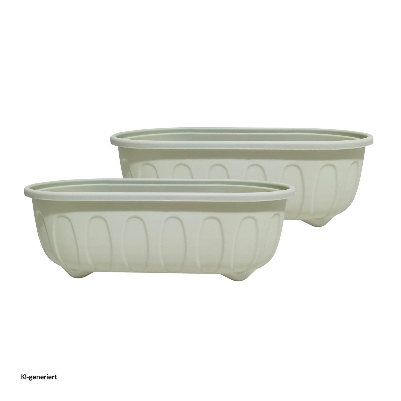 HTI-Living Blumenkasten Blumenkasten Nessa Pastell 2er-Set (Stück, 2 St., 2 Blumenkästen), Kräuterkasten Kunststoff