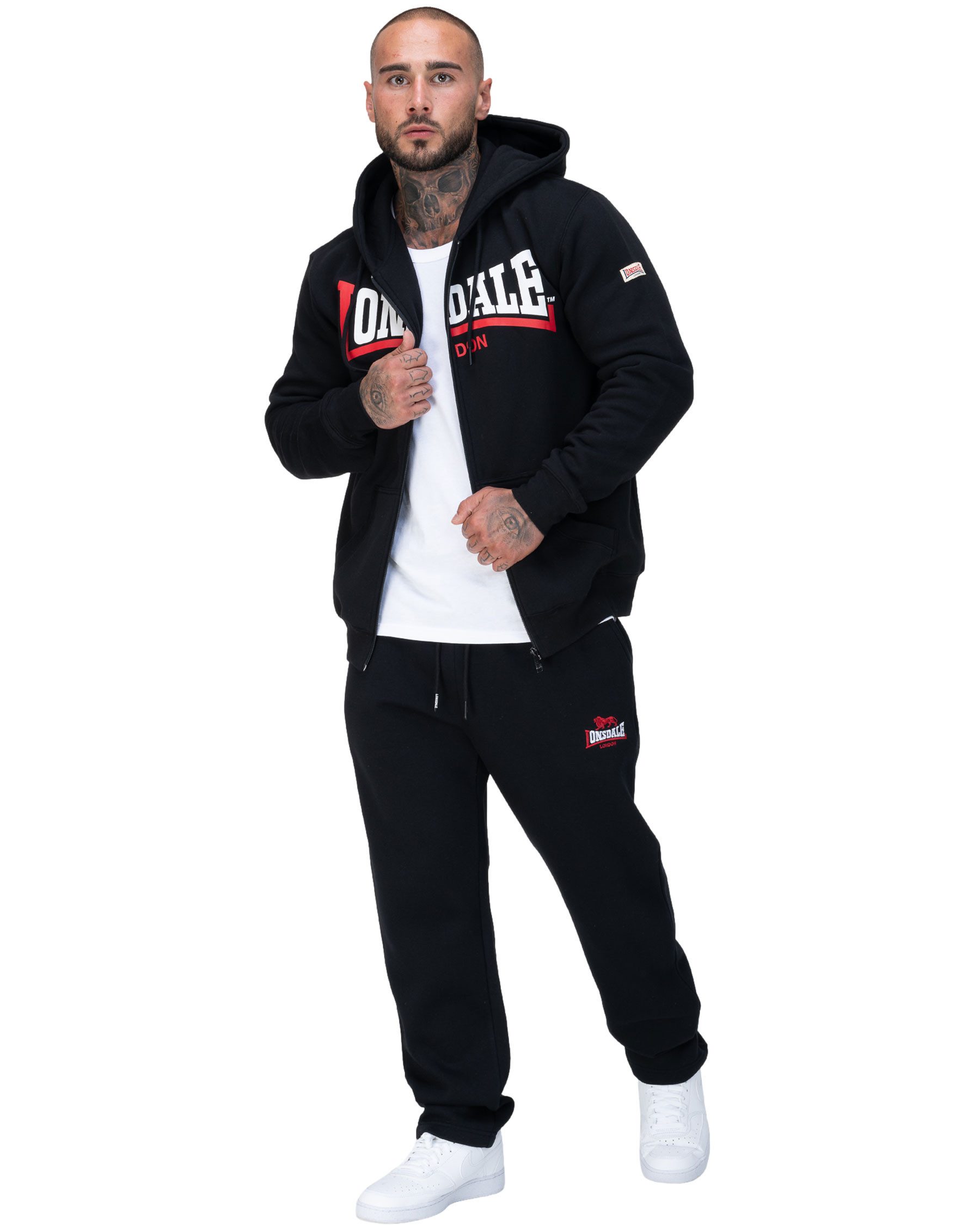 Lonsdale Kapuzensweatjacke Lonsdale Kapuzensweat Garrigill (Packung) mit Ka günstig online kaufen