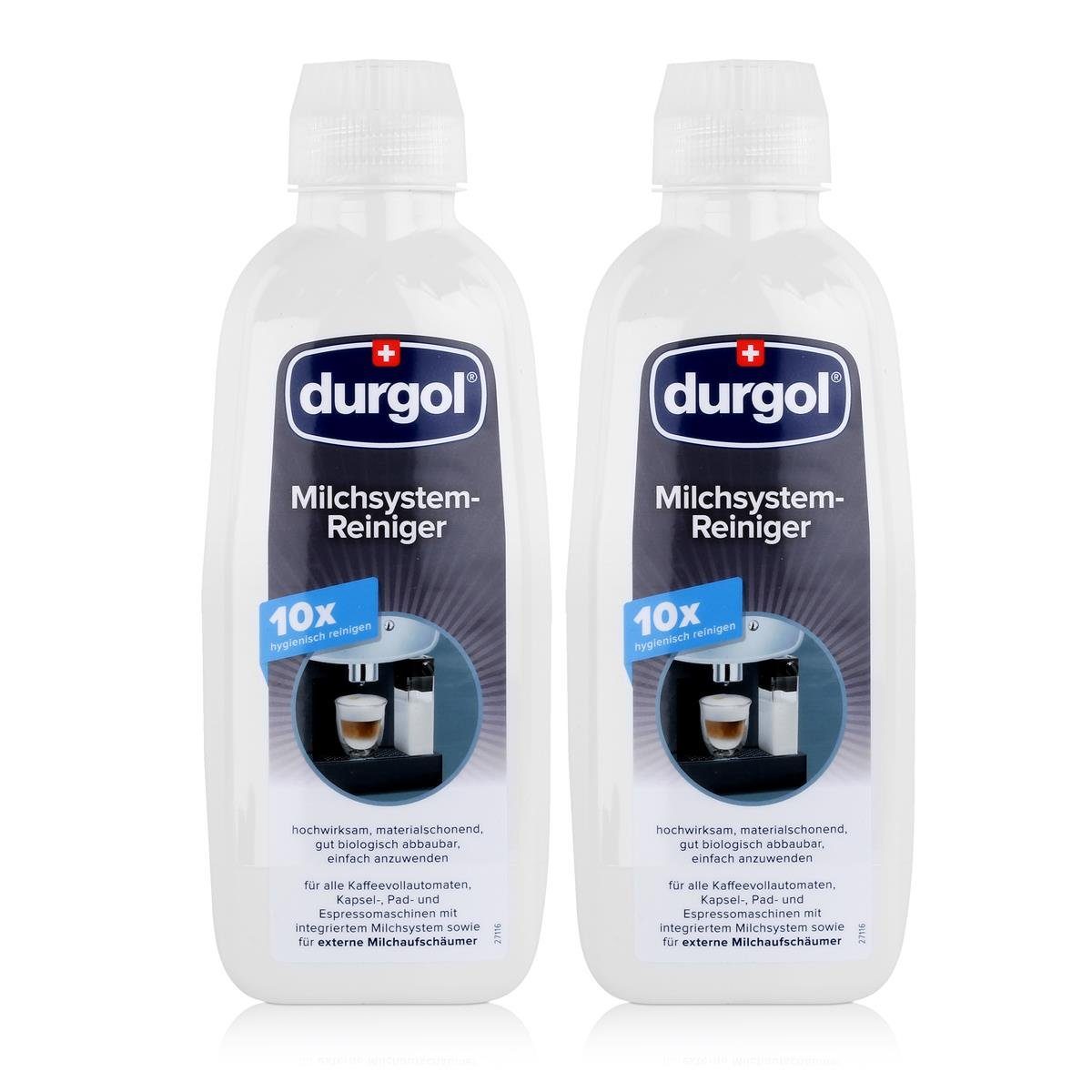 Durgol Durgol Milchsystem-Reiniger 500ml - Für alle Kaffeevollautomaten (2er Milchsystem-Reiniger