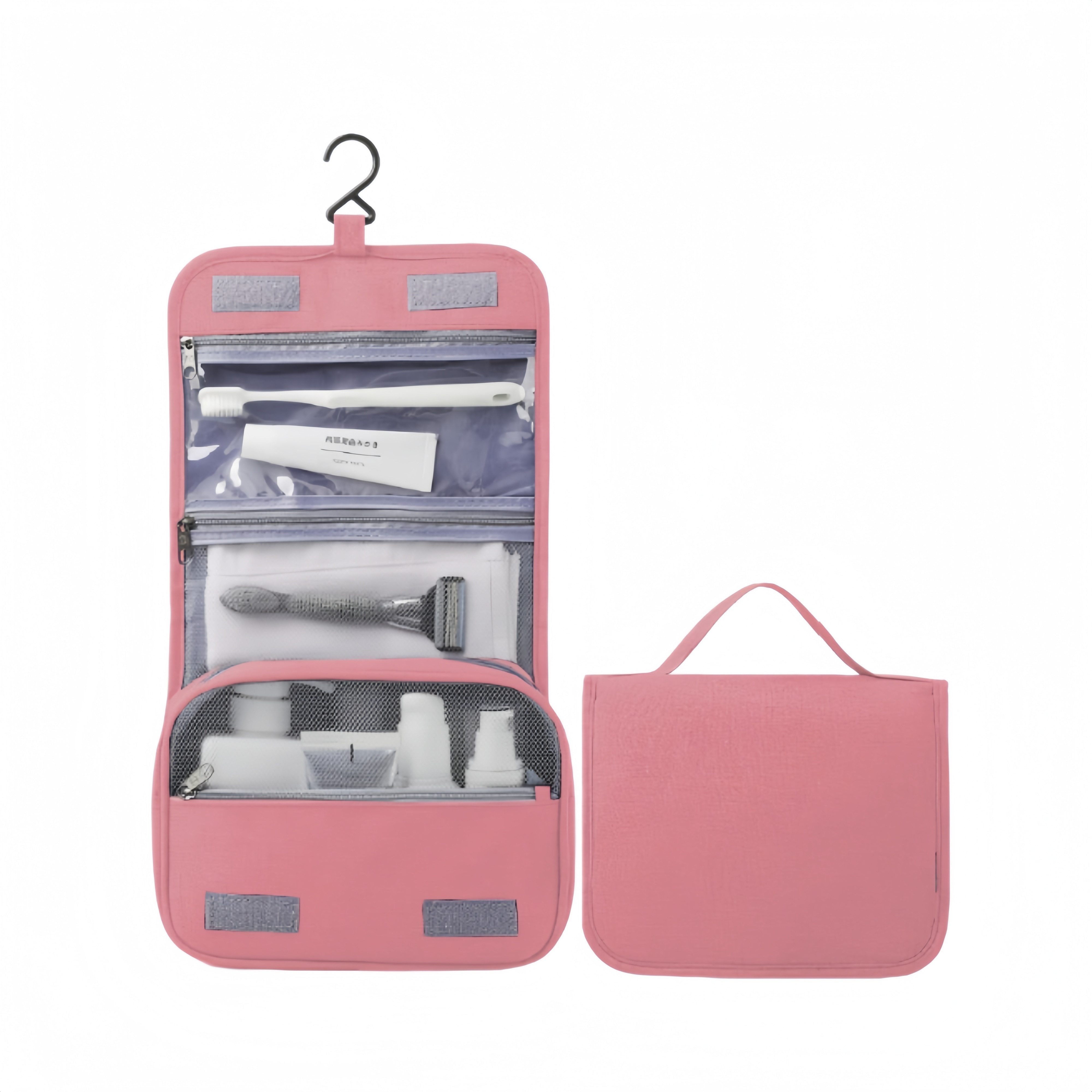 FOUORTUNATE-BEE Kulturbeutel Unisex Hänge-Waschtasche für Reisen, wasserdicht, Große Kulturbeutel-Tasche mit Griff und viel Stauraum