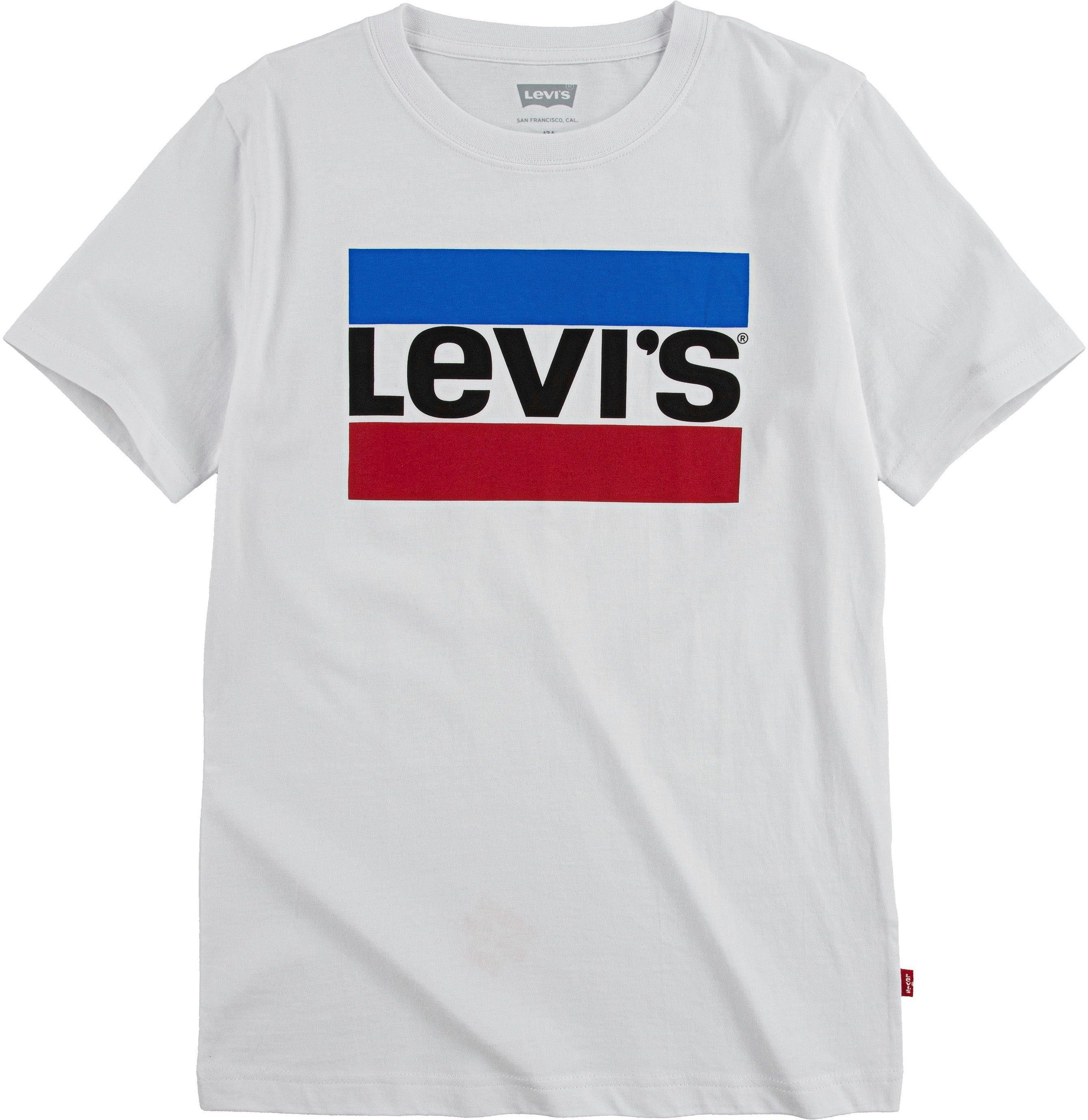 white TEE for Kids T-Shirt LOGO BOYS Levi's® SPORTSWEAR