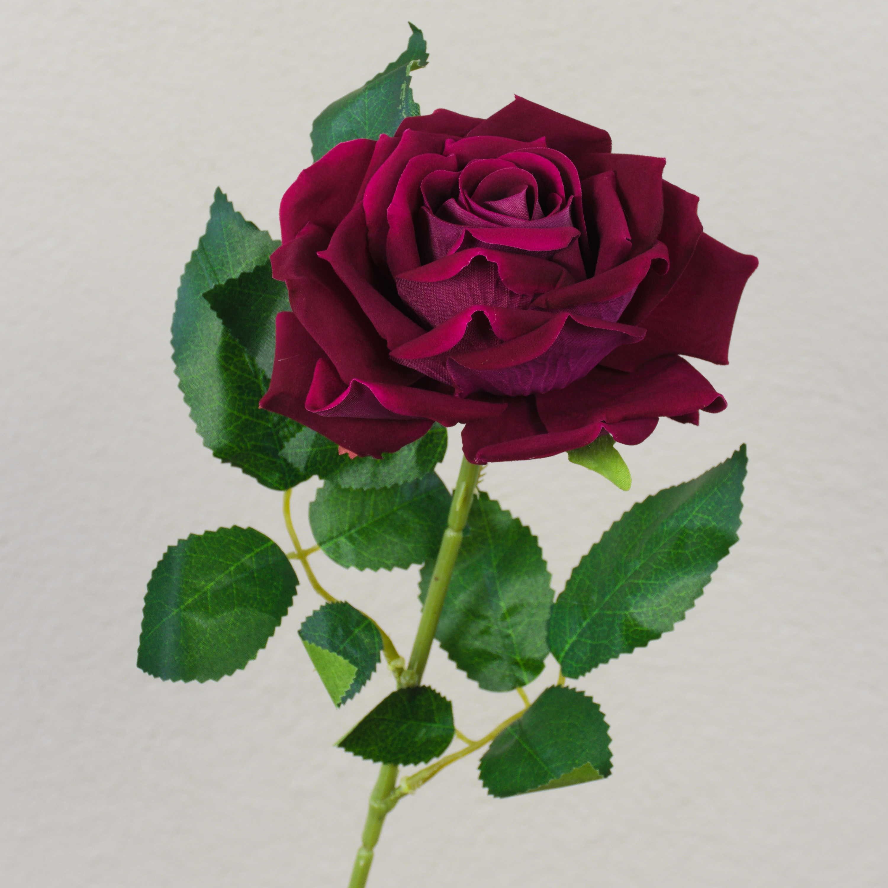 Kunstblume Künstliche Rose MANGFALL, pink, 75cm, Ø13cm Rose, artplants, Höhe 75.0 cm