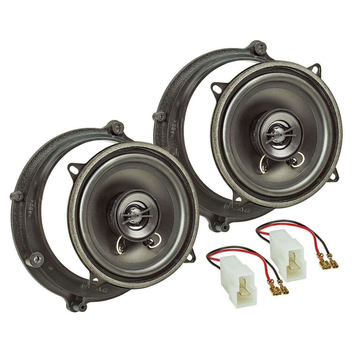 tomzz Audio TA13.0-Pro Lautsprecherset passt für Audi A4 B5 A4 B5 Avant Tür vorne Auto-Lautsprecher