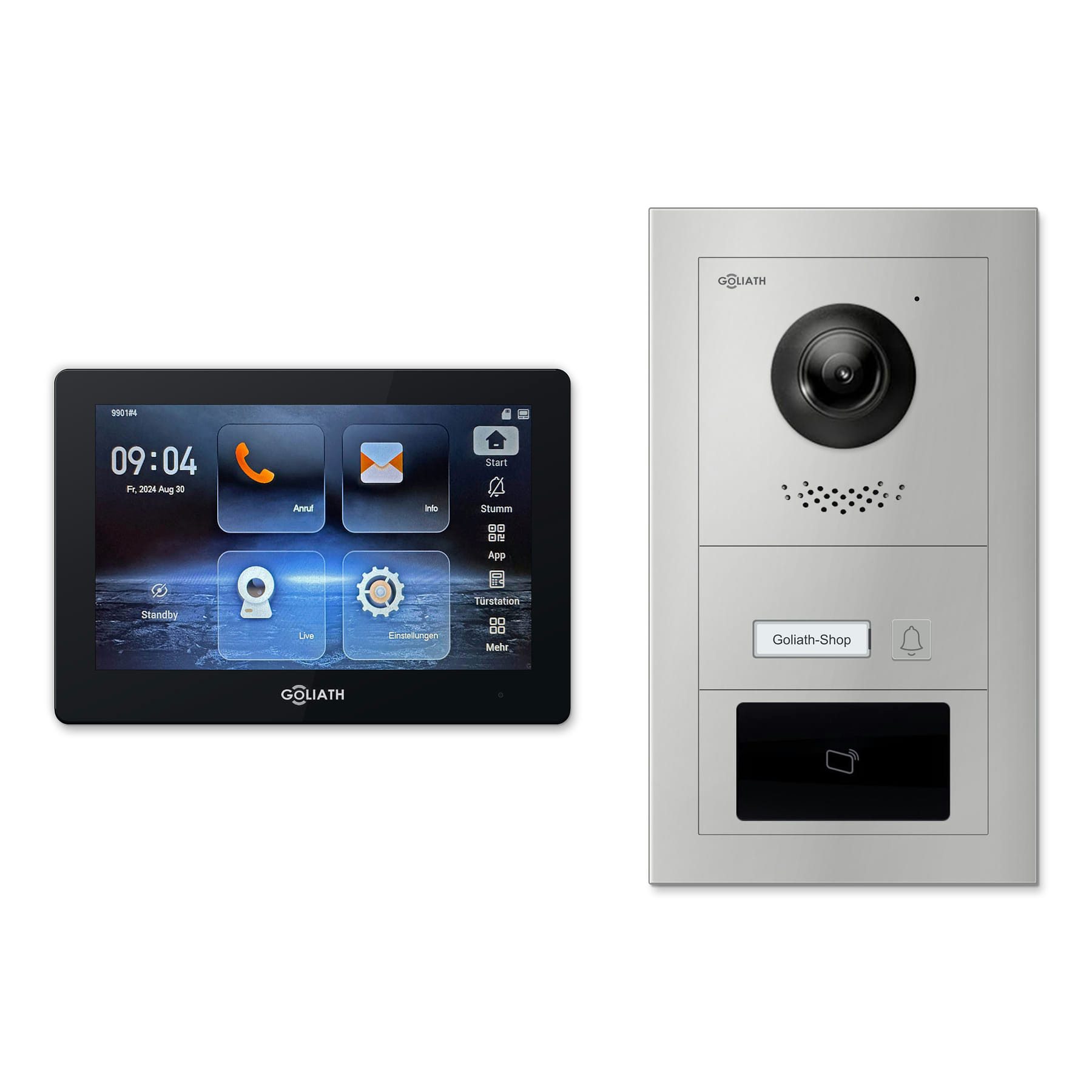 Goliath Intercom Video-Türsprechanlage Premium IP GL-IPH110M – 1 Familie