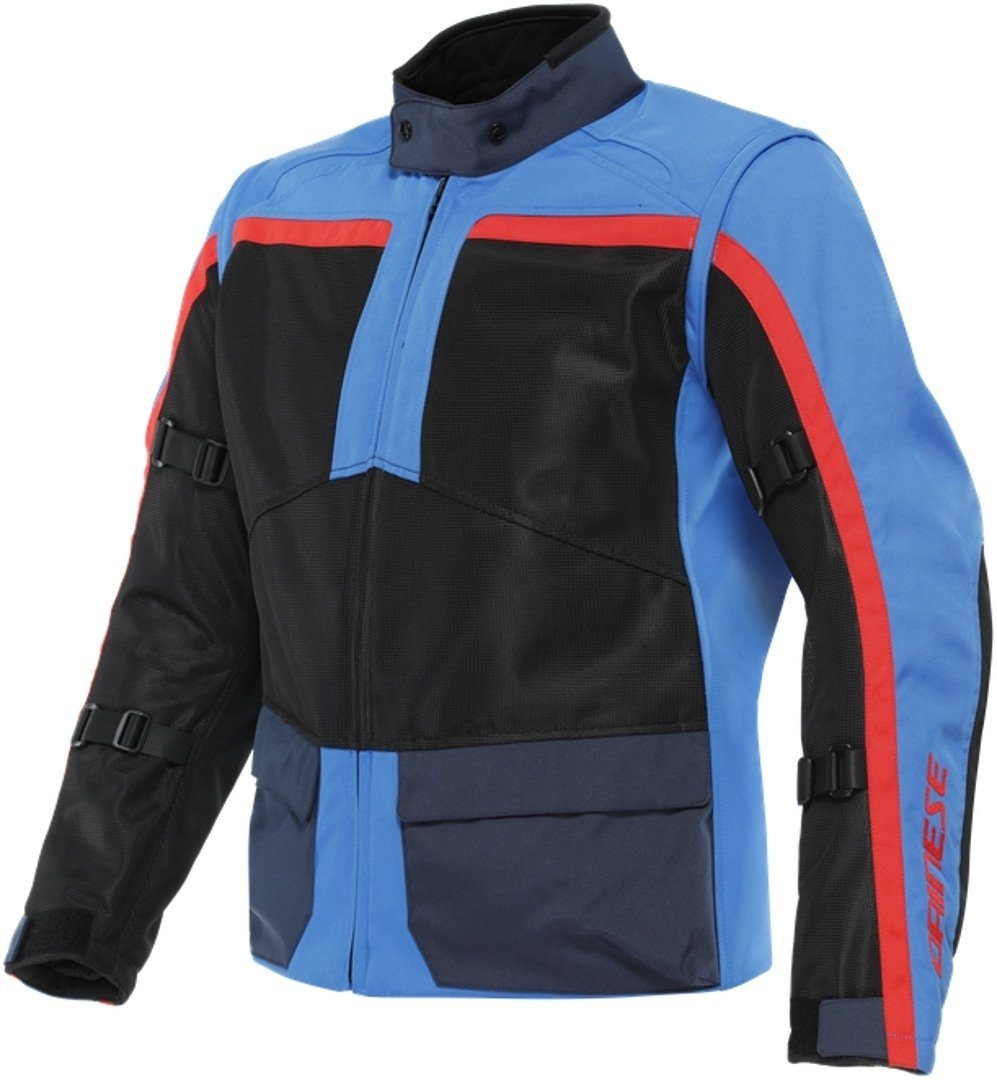 Textiljacke Dainese Outlaw Motorrad Motorradjacke Black/Blue/Red Tex