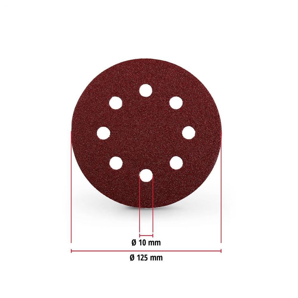 Einhell Schleifpapier Schleifpapier für Exzenterschleifer Körnung (num) 240 (x H) 125 mm x