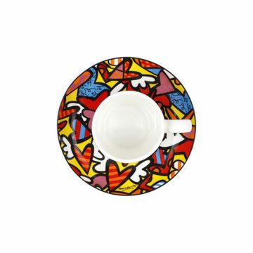 Goebel Espressotasse Romero Britto - All We Need is Love, Fine Bone China