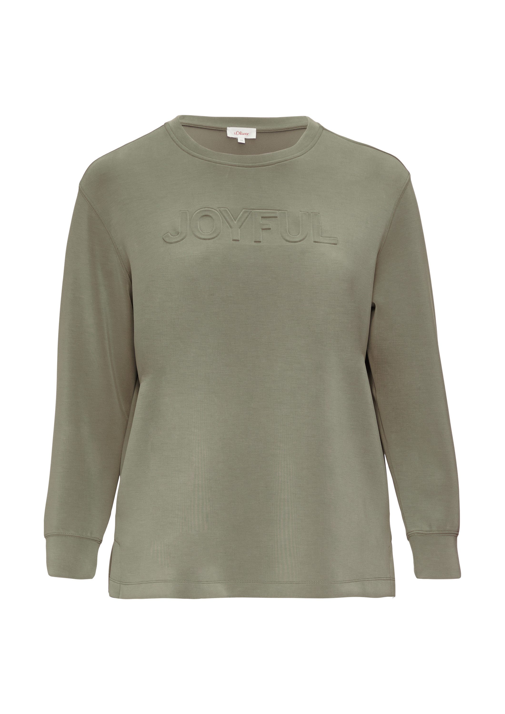 s.Oliver Sweatshirt Sweatshirt Scuba-Sweatshirt aus Modalmix günstig online kaufen