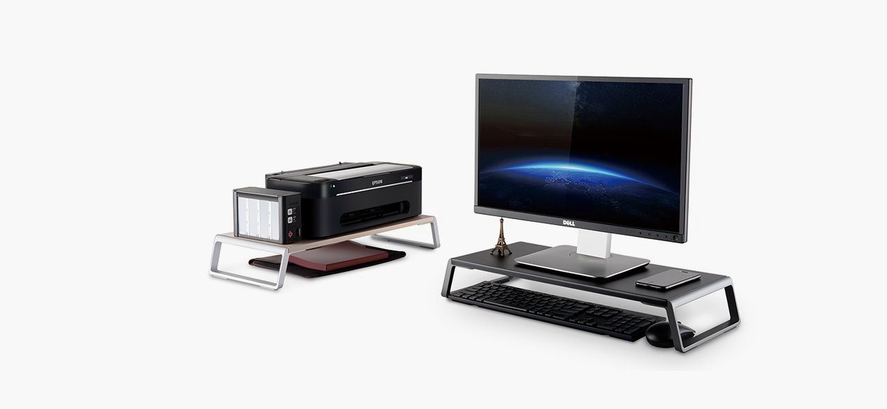 YOZI Monitorständer YOZI Monitorerhöhung Monitorständer Laptop-Ständer Schreibtischaufsatz