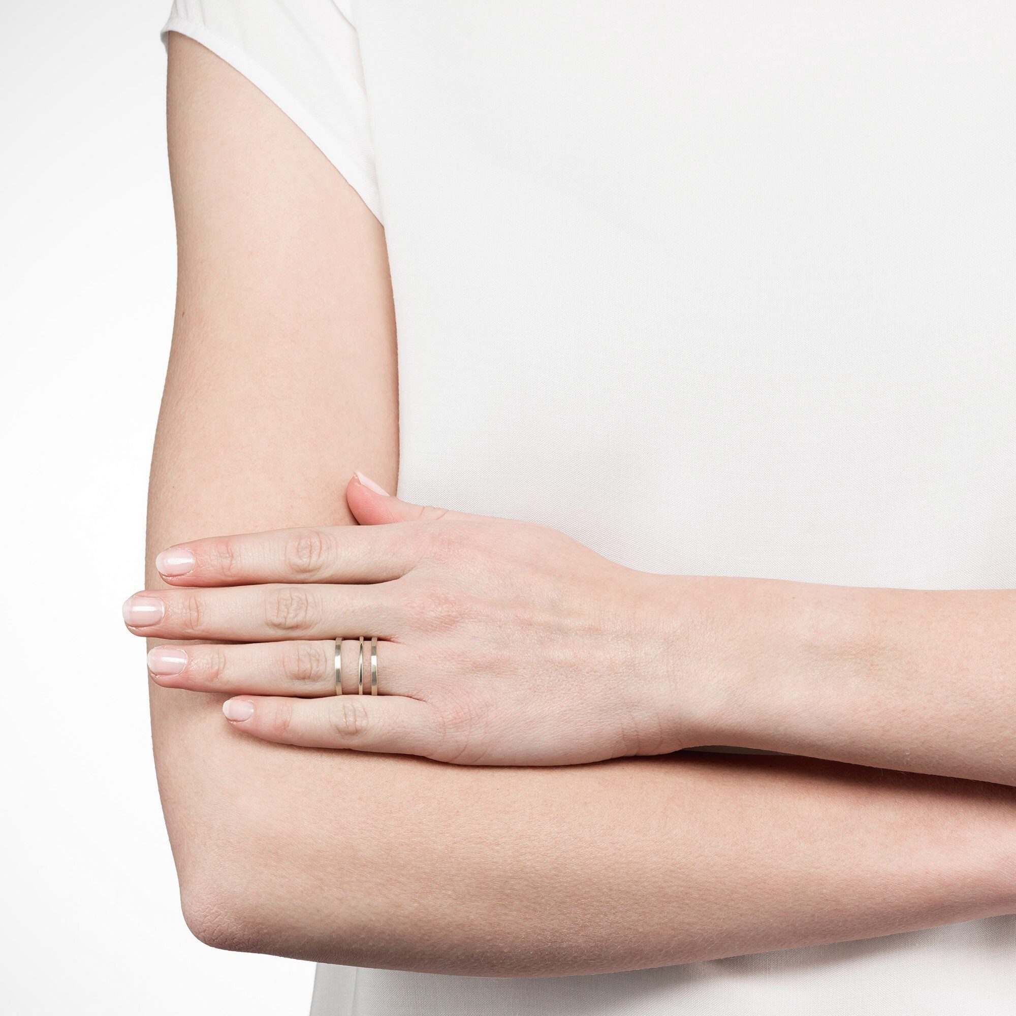 Heideman Fingerring Unda (Ring, 1-tlg., inkl. Geschenkverpackung), Stapelring