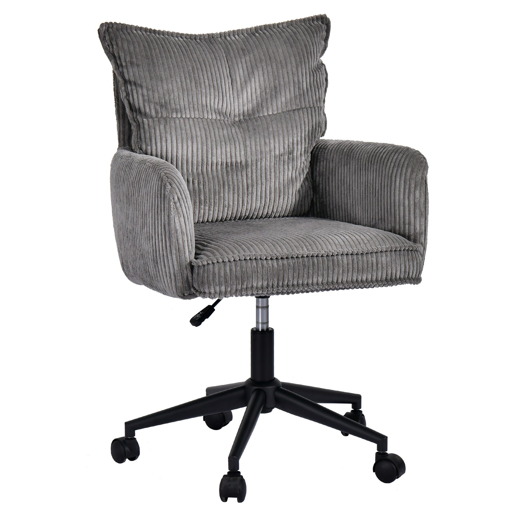 Duhome Bürostuhl (9-237), Schreibtischstuhl aus Kordsamt, Drehstuhl Höhenve günstig online kaufen