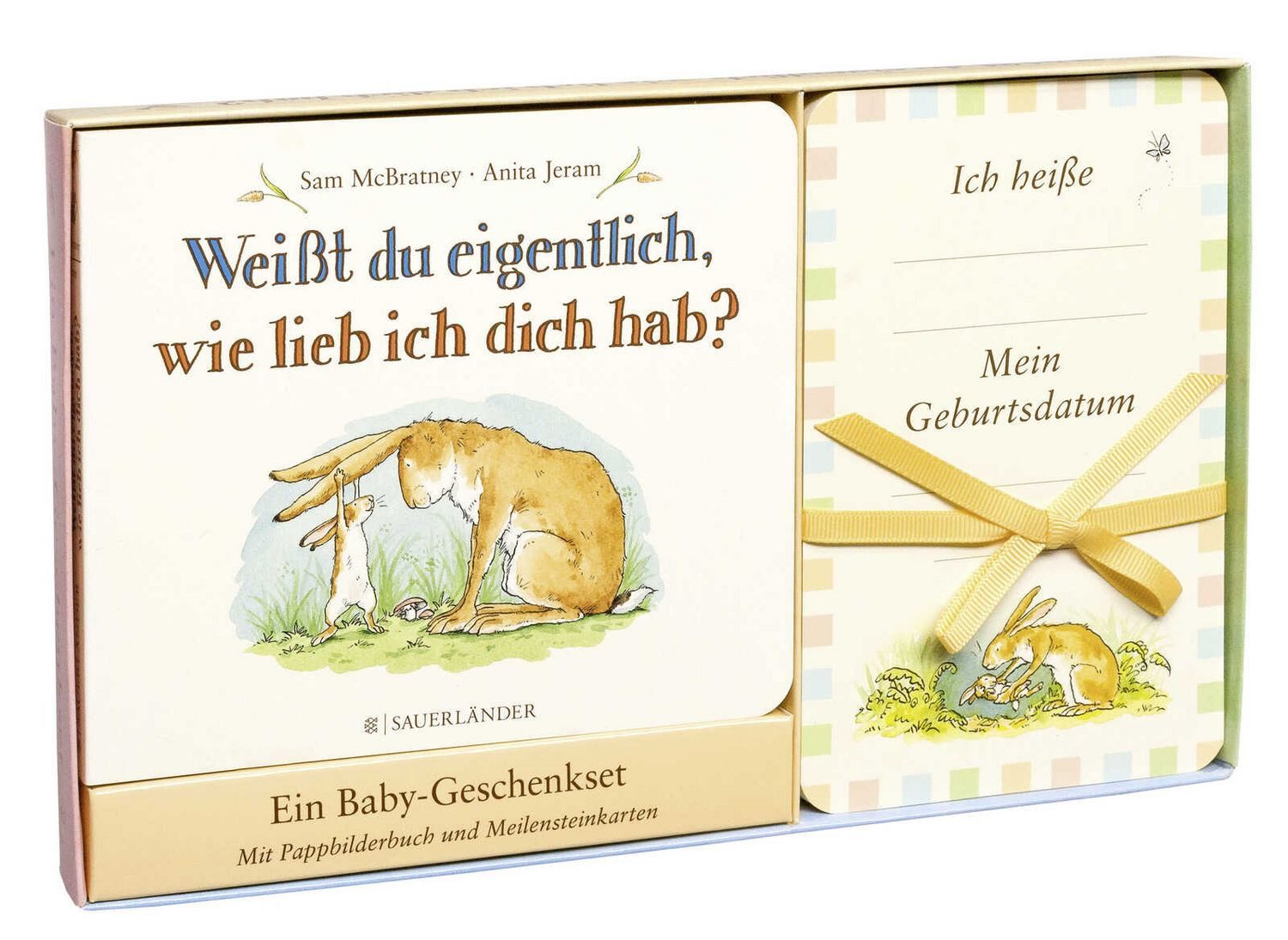 Kinderbuch Weißt du eigentlich, wie lieb ich dich hab? Ein Baby-Geschenkset Mit P Sam McBratney