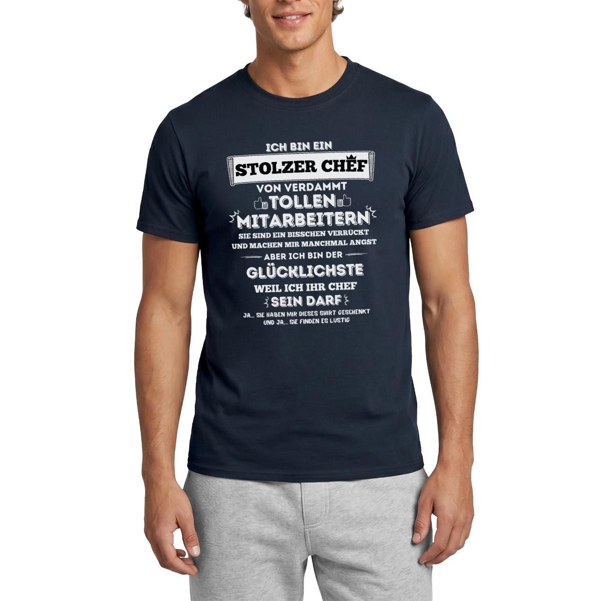 T-Shirt Stolzer Chef Von Verdammt Tollen Mitarbeitern Geschenk Chef Männer T-S