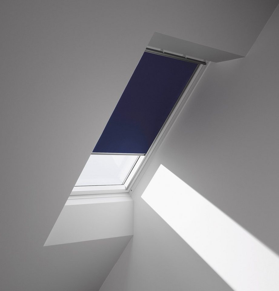 Dachfensterrollo DKL, VELUX, abdunkelnd, VELUX »Pick & Click!«, in  verschiedenen Größen, dunkelblau