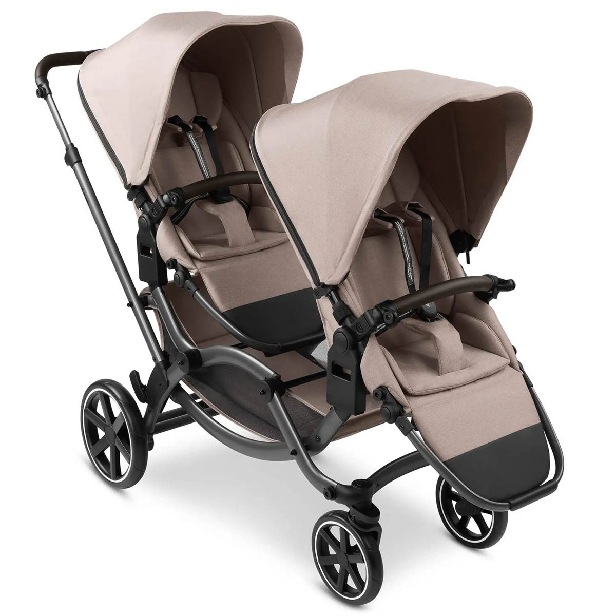 ABC Design Geschwisterwagen Zoom 2, Farbe: Camel