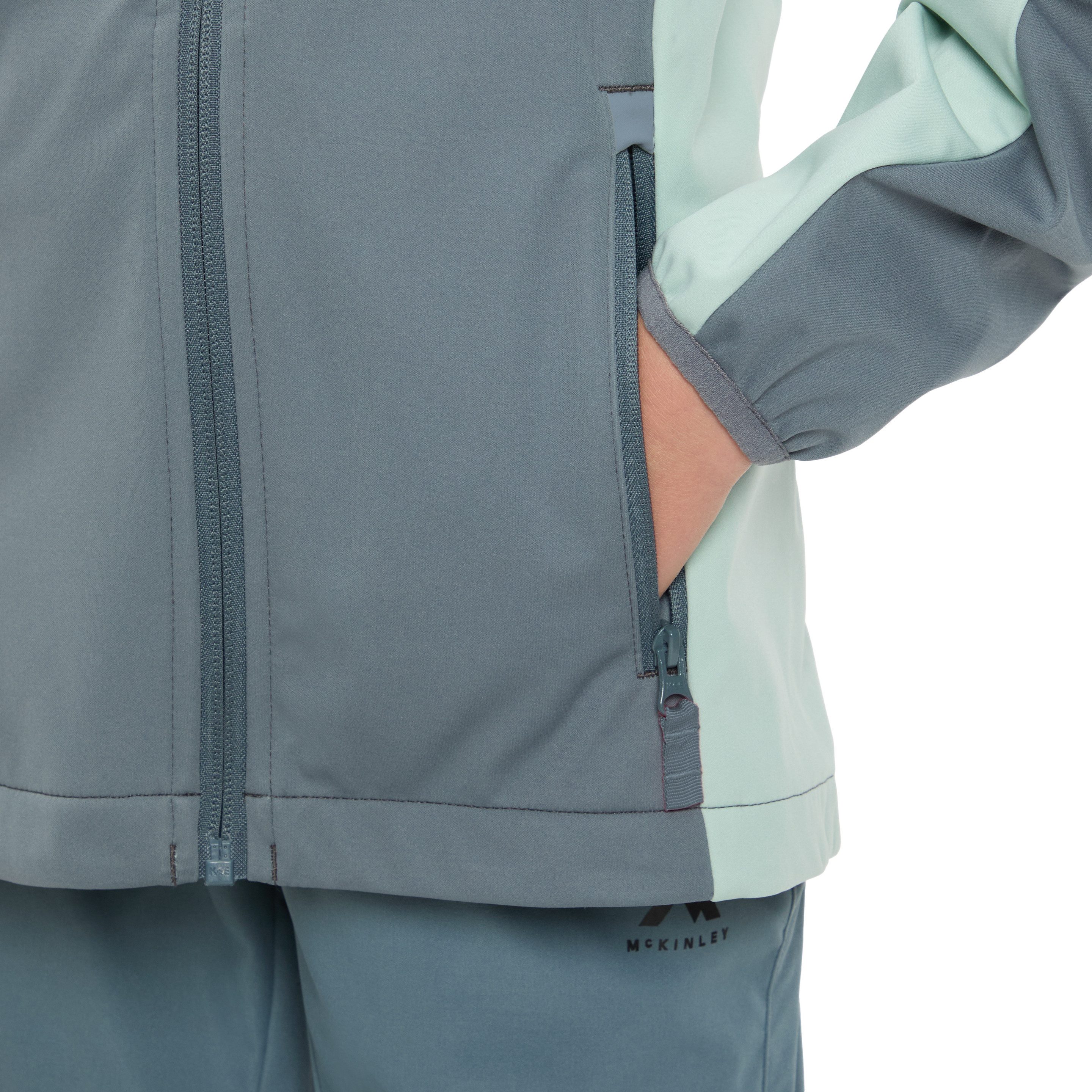 McKINLEY Outdoorjacke DA.-UNTERJACKE ABE LT G sportlich, aus Polyester, mit Kapuze, hüftbedeckend, für Kinder – Bild 3 von 5
