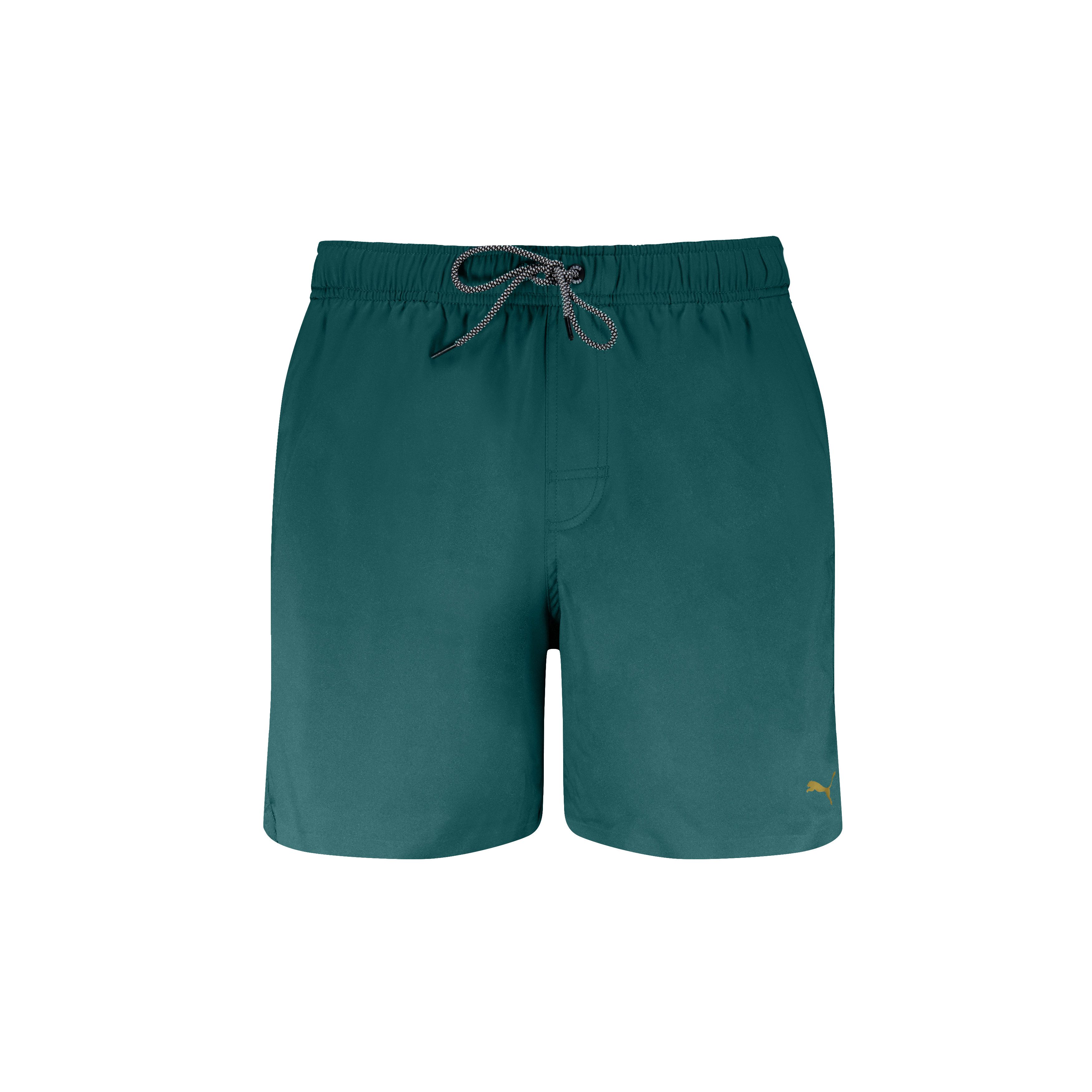 PUMA Badeshorts PUMA SWIM MEN MID SHORTS 1P High-Tech Reißverschluss an der Gesäßtasche, Seitentaschen – Bild 2 von 5