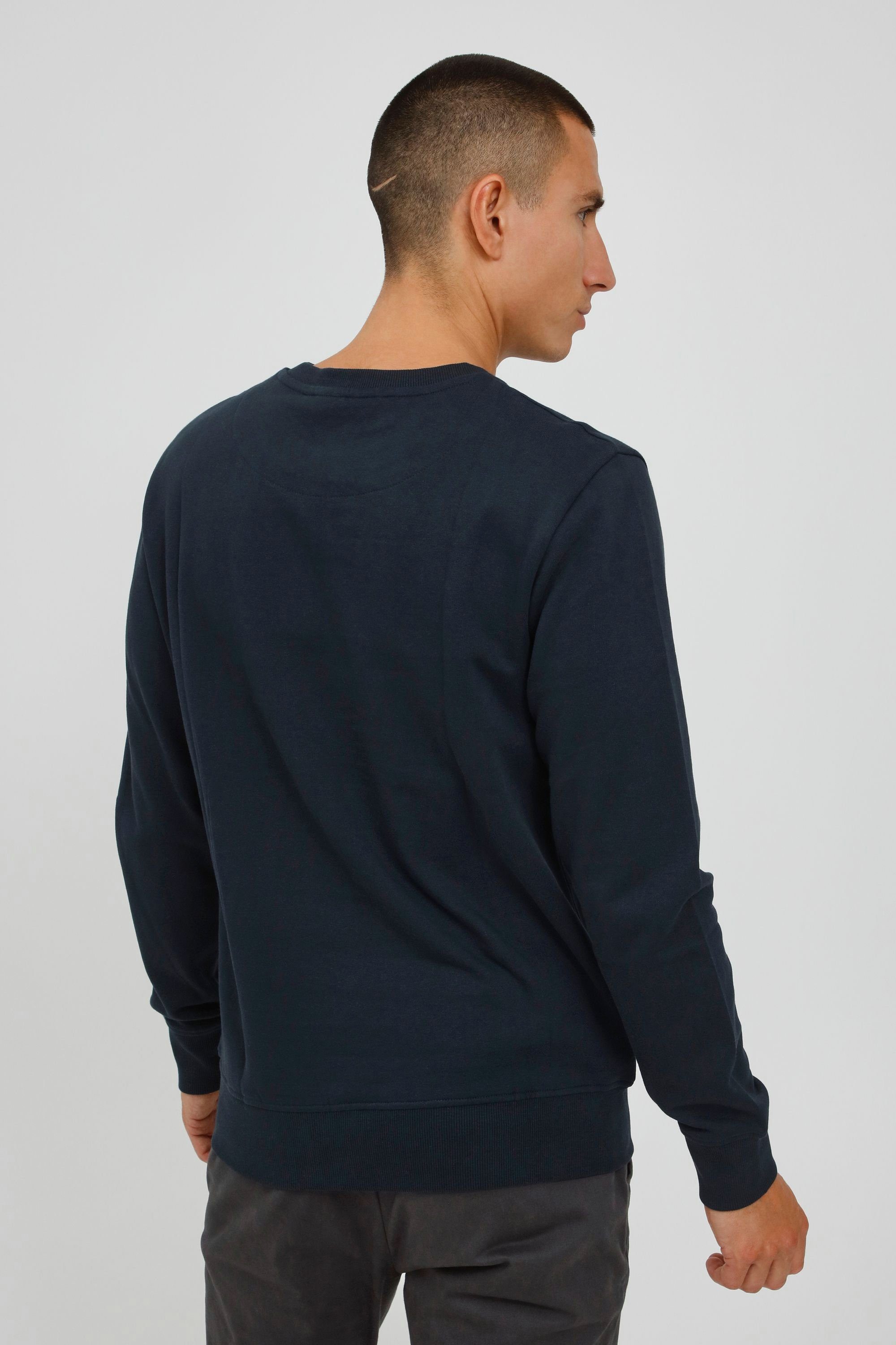 Rundhalsausschnitt Blue !Solid Sweatshirt Insignia mit Sweatshirt SDKani (194010)