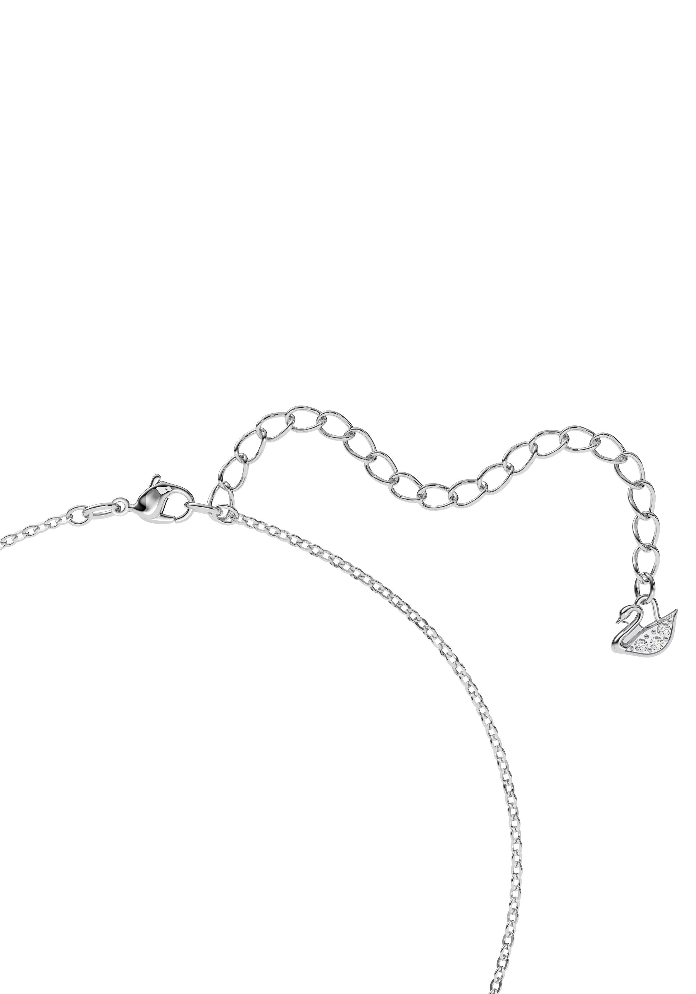 Swarovski Kette mit Anhänger Una Millenia Dc, mit Swarovski® Kristall, Swarovski® Zirkonia (synth)