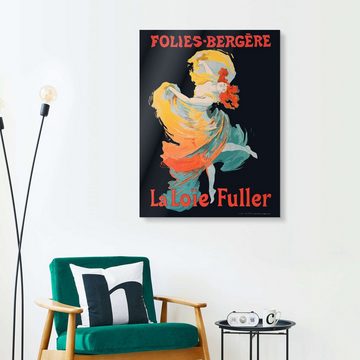 Posterlounge Acrylglasbild Jules Chéret, La Loie Fuller (französisch), Vintage Malerei