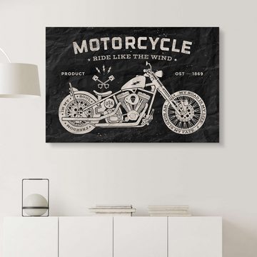 Posterlounge Alu-Dibond-Druck Editors Choice, Motorrad, Illustration