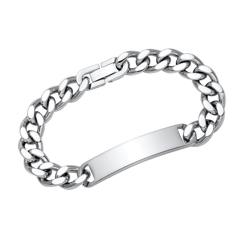 Edelstahlarmband Edelstahl Armband hochglanzpoliert B5148