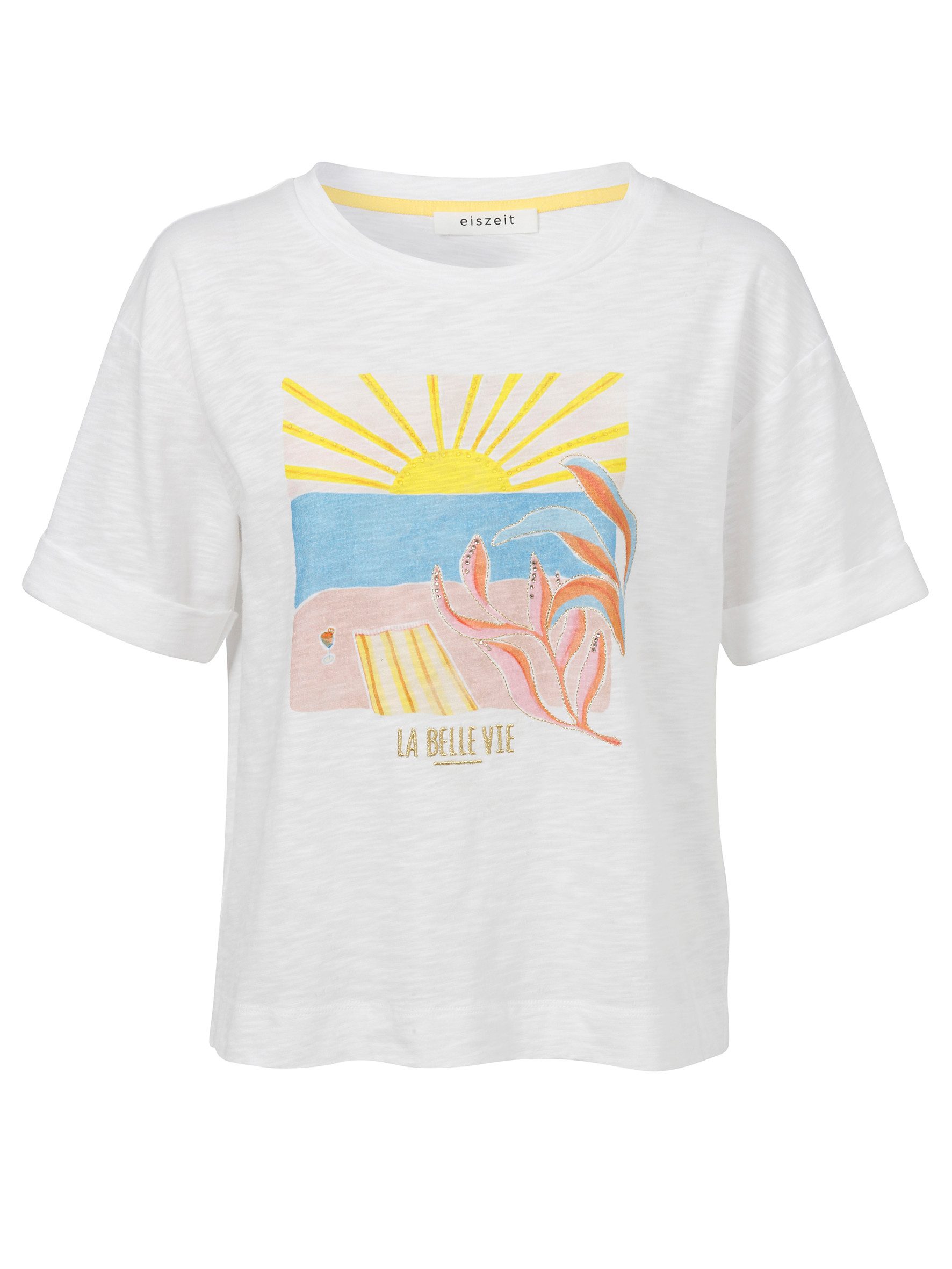 VIA APPIA T-Shirt T-Shirt Rundhals 1/2 Arm Motiv