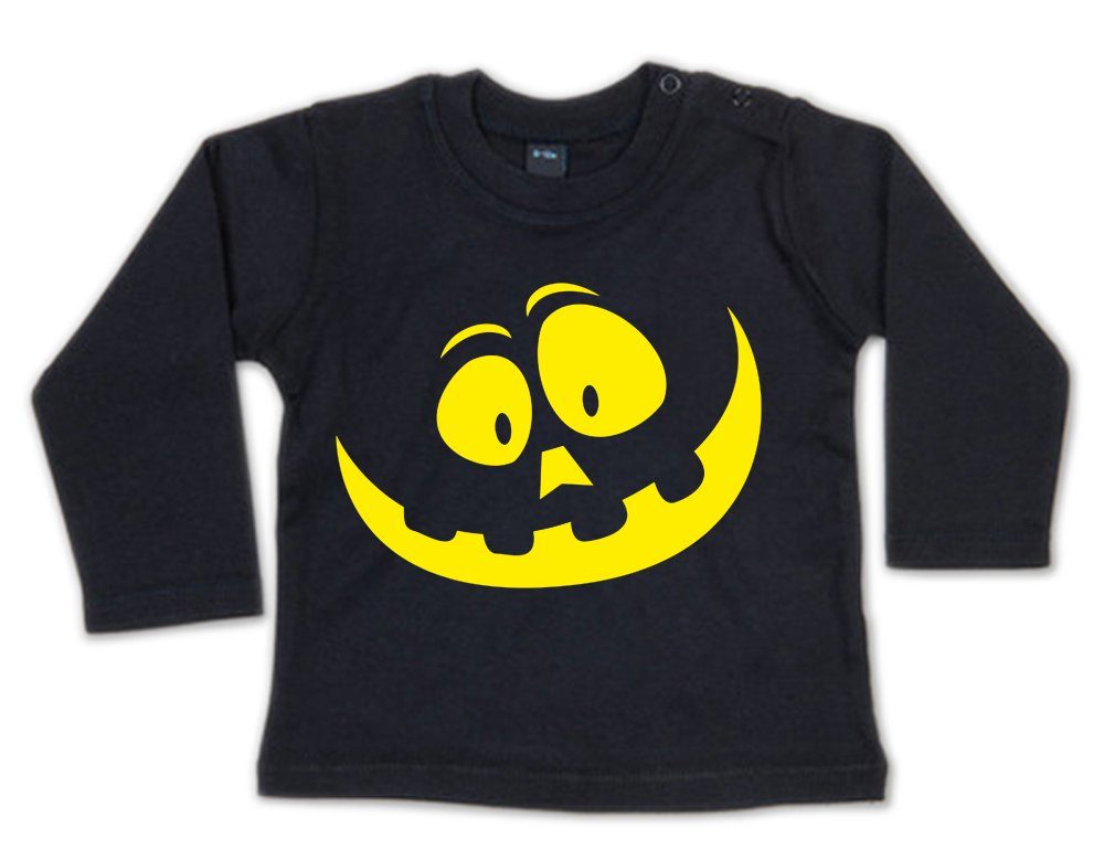 G-graphics Longsleeve Kürbisfratze Baby Sweater, Baby Longsleeve T, Perfekt zu Halloween