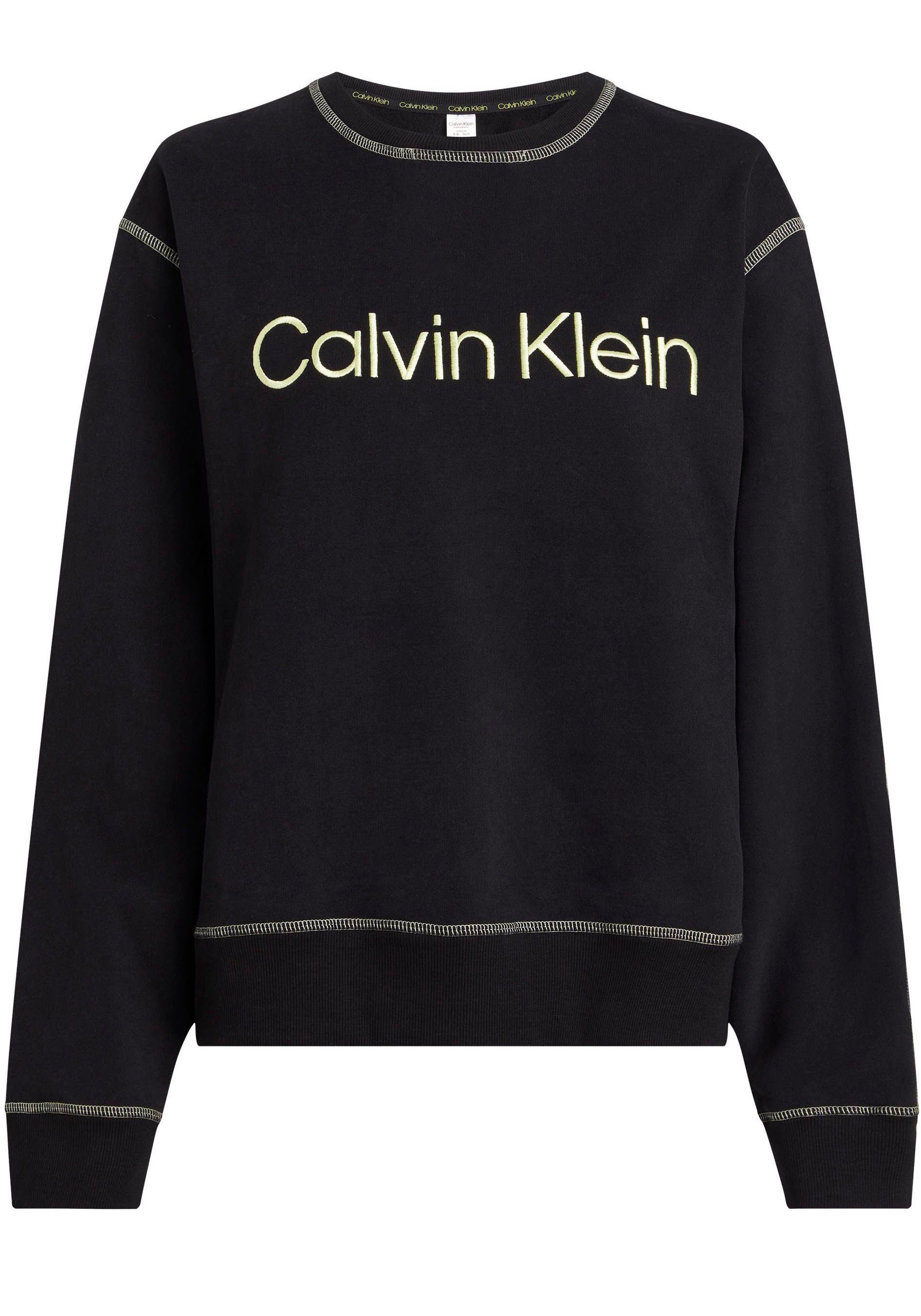 mit Calvin L/S Underwear Logostickerei Klein Sweatshirt SWEATSHIRT