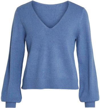 Vila V-Ausschnitt-Pullover VIRIL REV V-NECK L/S TOP - NOOS