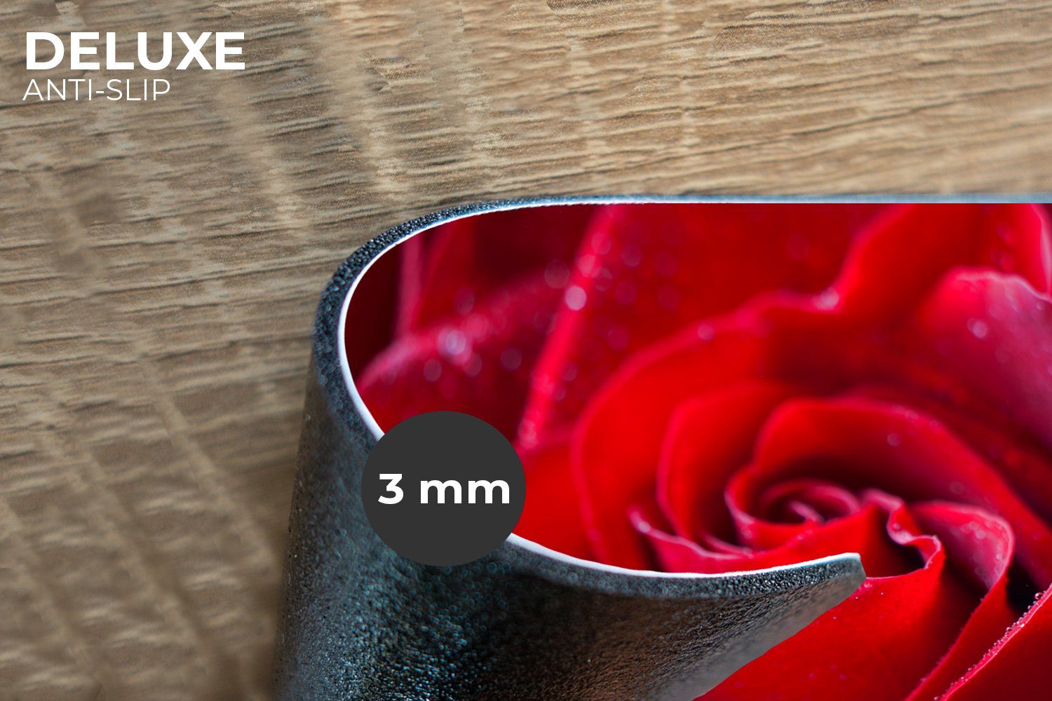MuchoWow Platzset Rose - Rot - günstig online kaufen