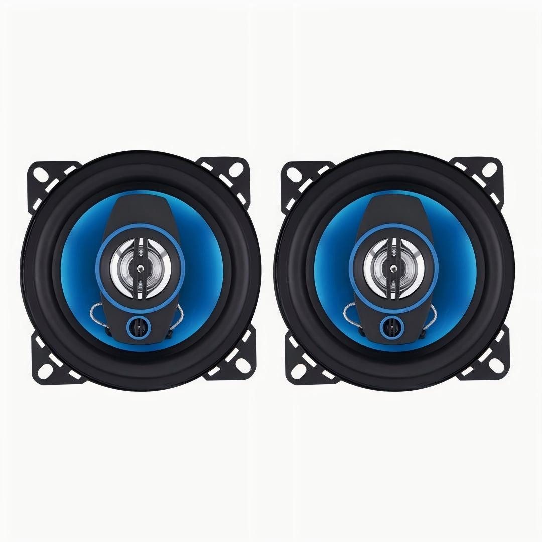 AURIVION 4 Zoll 2-Wege Koaxiallautsprecher 2er Set fürs Auto Auto-Lautsprecher 7,1 (Kompatibel mit allen Netzwerkstandards., 80 W, Autolautsprecher 1071 mit klarem Klang und starkem Bass)