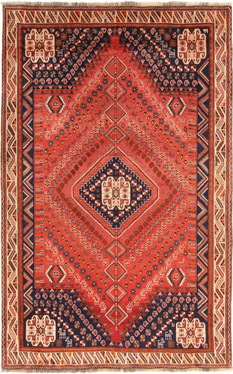 Orientteppich Ghashghai 173x278 Handgeknüpfter Orientteppich / Perserteppich, Nain Trading, rechteckig, Höhe: 12 mm