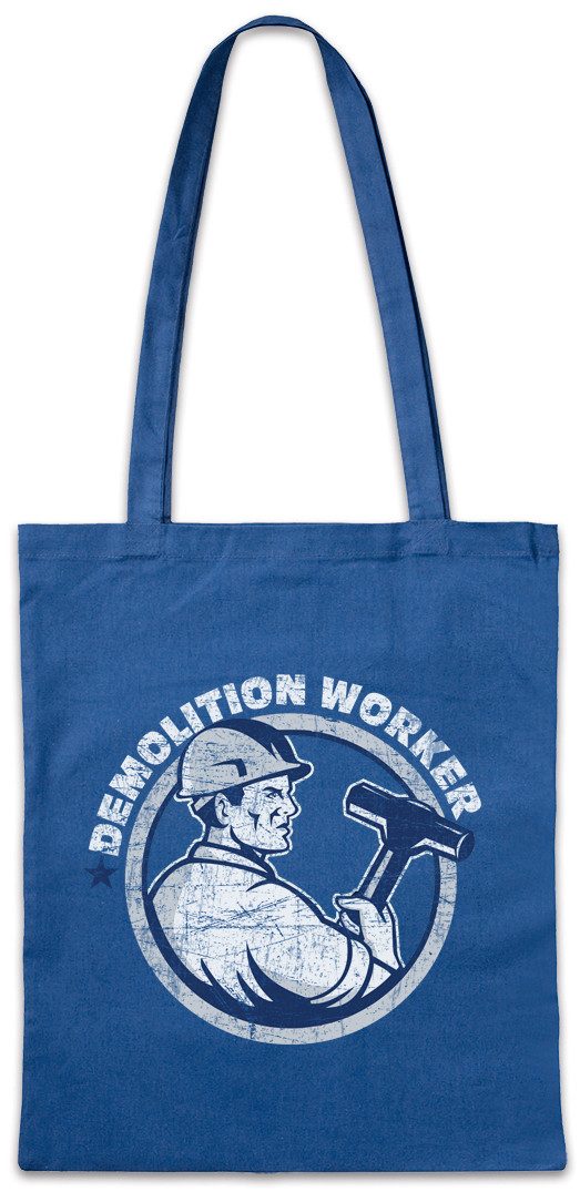 Beuteltasche Demolition Worker I Stofftasche Abriss Abbruch Handwerk Handwerker